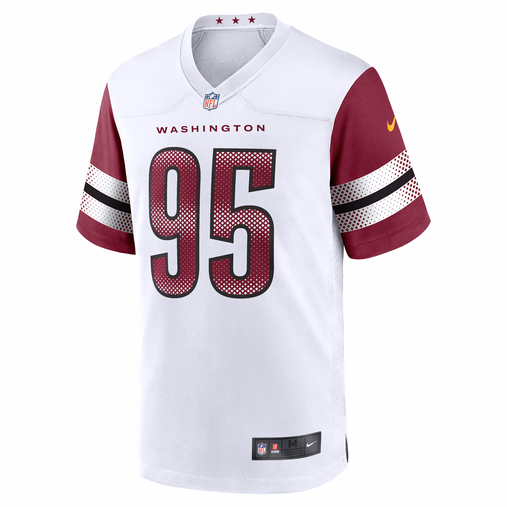 Jer'Zhan Newton Washington Commanders Nike Game Jersey -  White