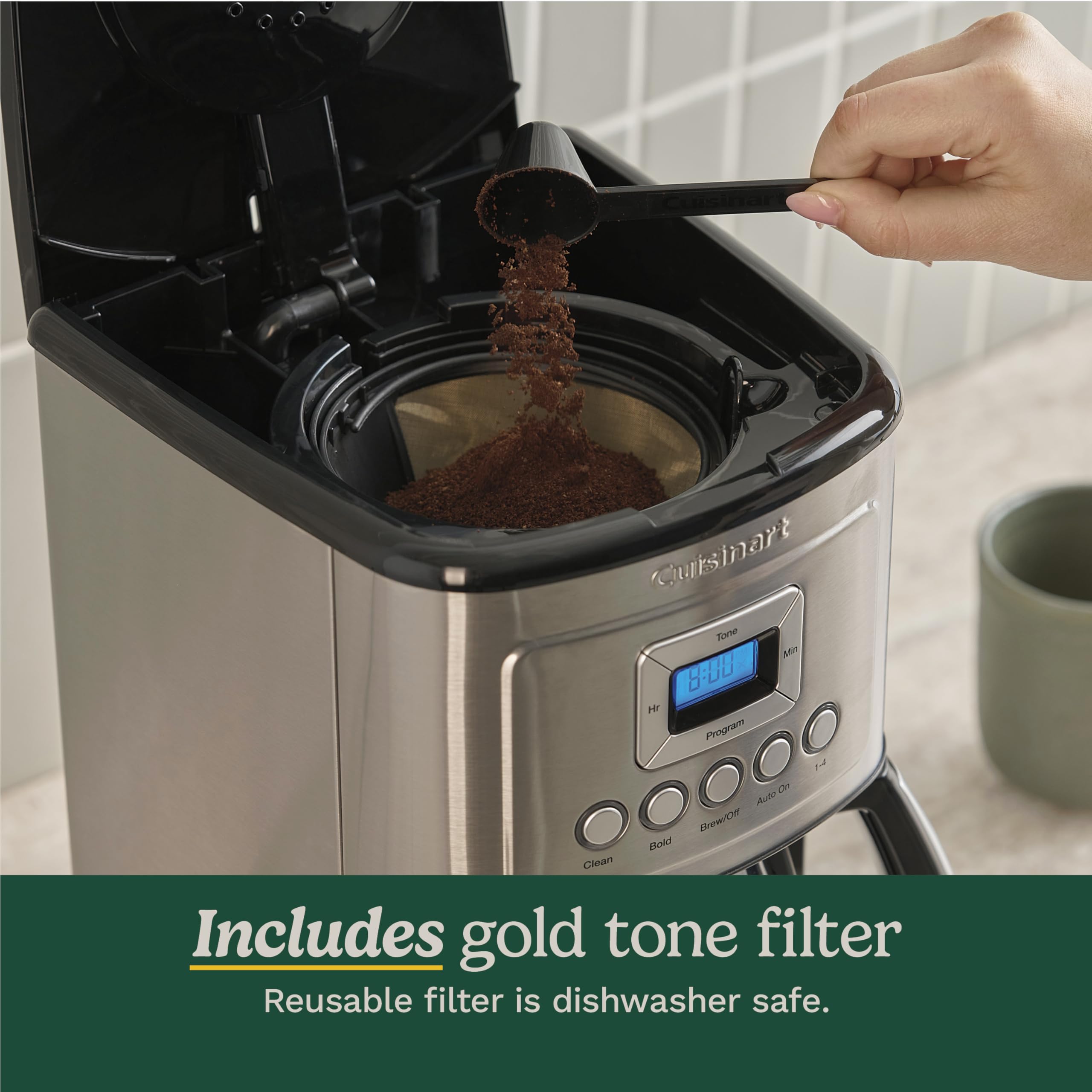CUISINART 12-Cup Programmable Coffee Maker with Thermal Carafe
