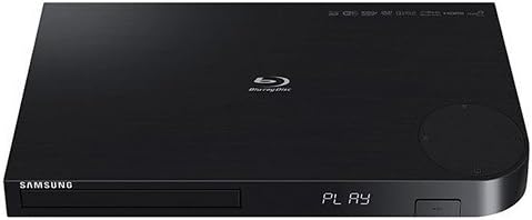 Samsung 3D Blu-ray DVD Disc Player With 4K UHD Upscaling & Built-in Wi-Fi Plus CubeCable 6Ft High Speed HDMI Cable (Renewed)
