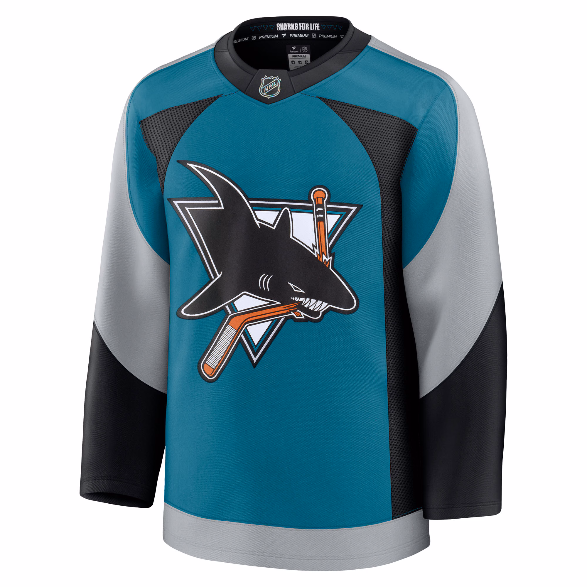 San Jose Sharks Fanatics Alternate Premium Jersey - Teal