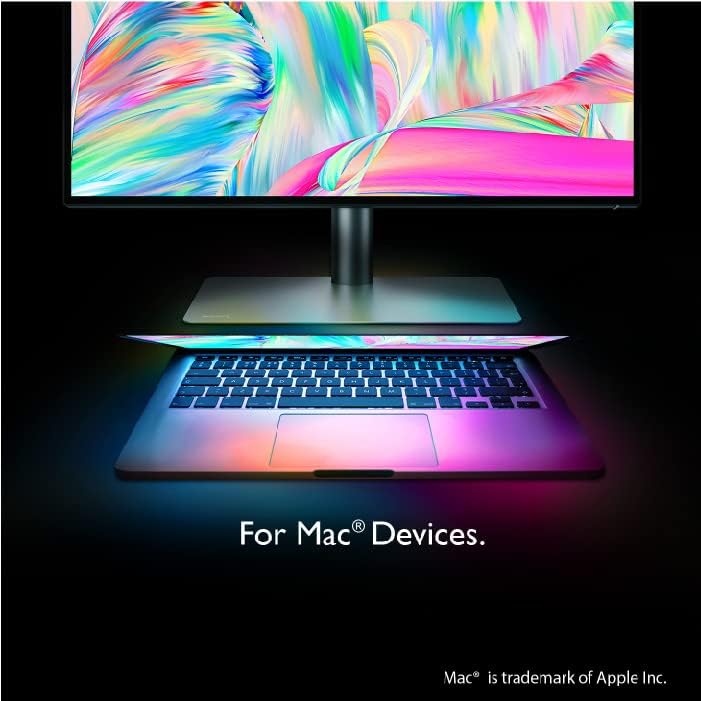 BenQ PD2725U 27 Inch 4K UHD AQCOLOR Computer Monitor w/ Thunderbolt 3 for MacBook, Mac Monitor, HDR, 95% P3, Daisy Chain, KVM, Hotkey Puck, DualView, Ergonomic Design (Renewed)