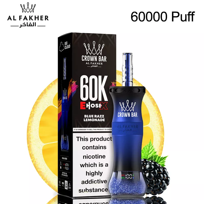 EU Warehouse Al Fakher Hookah 60000 Puffs 60K Disposable Vape Puff Shisha