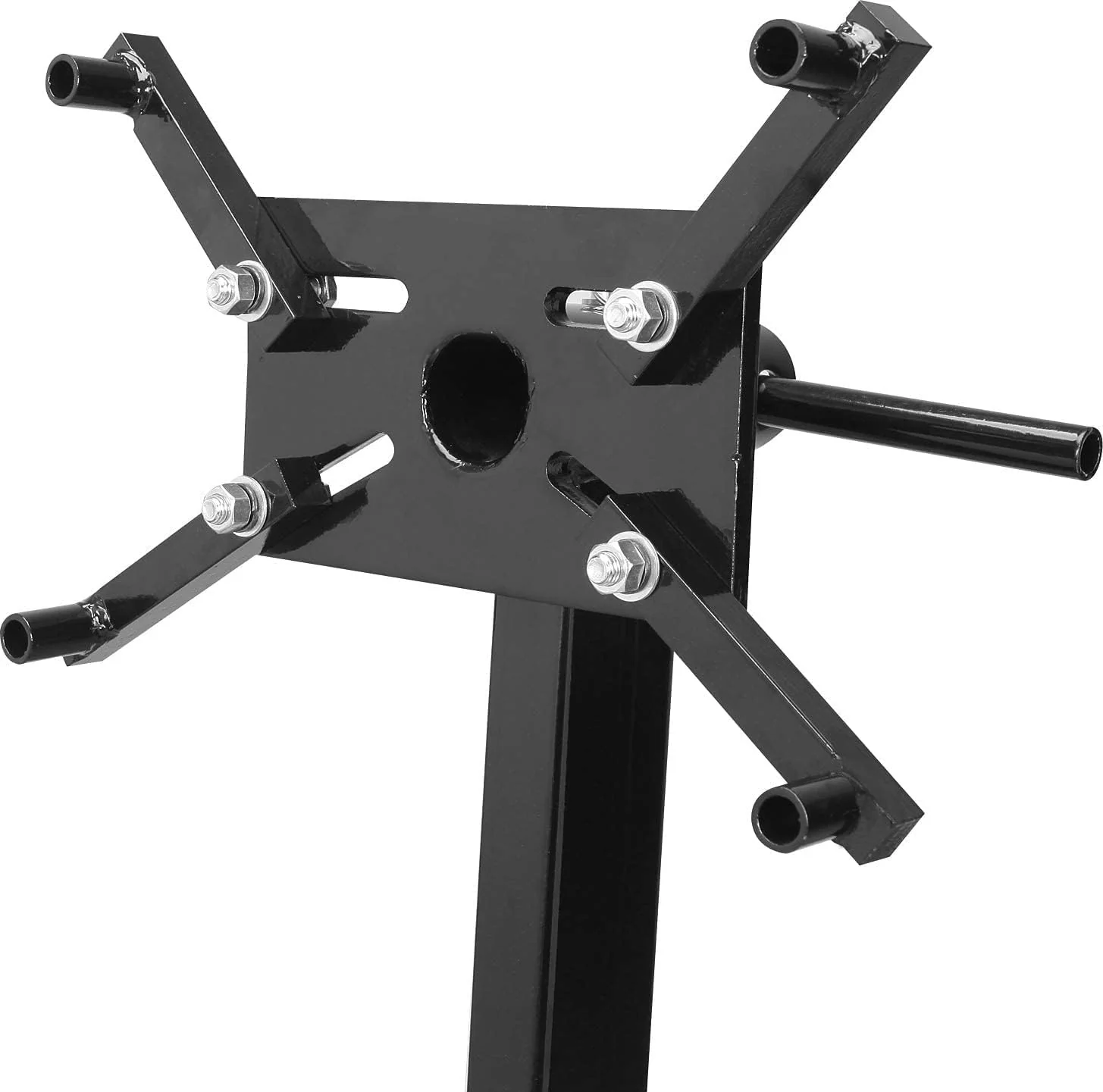 Rotating Engine Stand: Removable Oil Pan and Magnetic Tray, Turbine Turntable, 2 Brake Caster Lockable Wheels, 1,000 Lbs Capacity