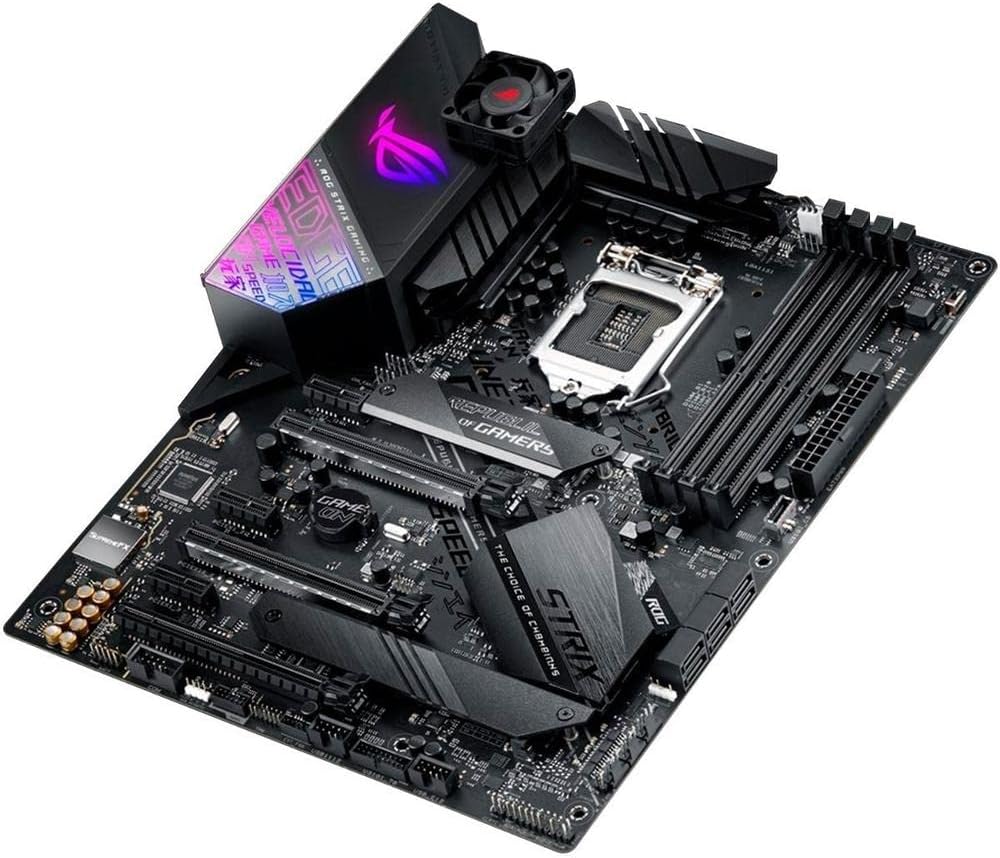 Asus ROG Strix Z390-E Gaming Motherboard LGA1151 (Intel 8th 9th Gen) ATX DDR4 DP HDMI M.2 USB 3.1 Gen2 802.11AC Wi-Fi
