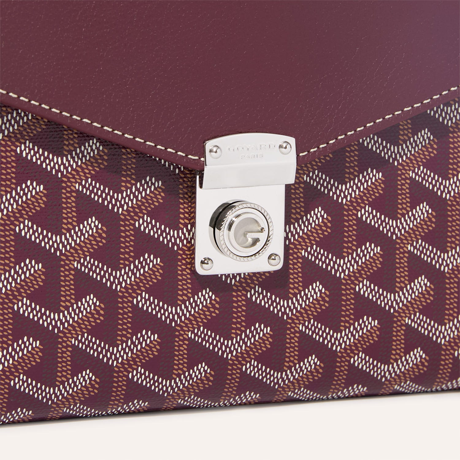 Chypre Wallet-Pouch Stripes and Initials
