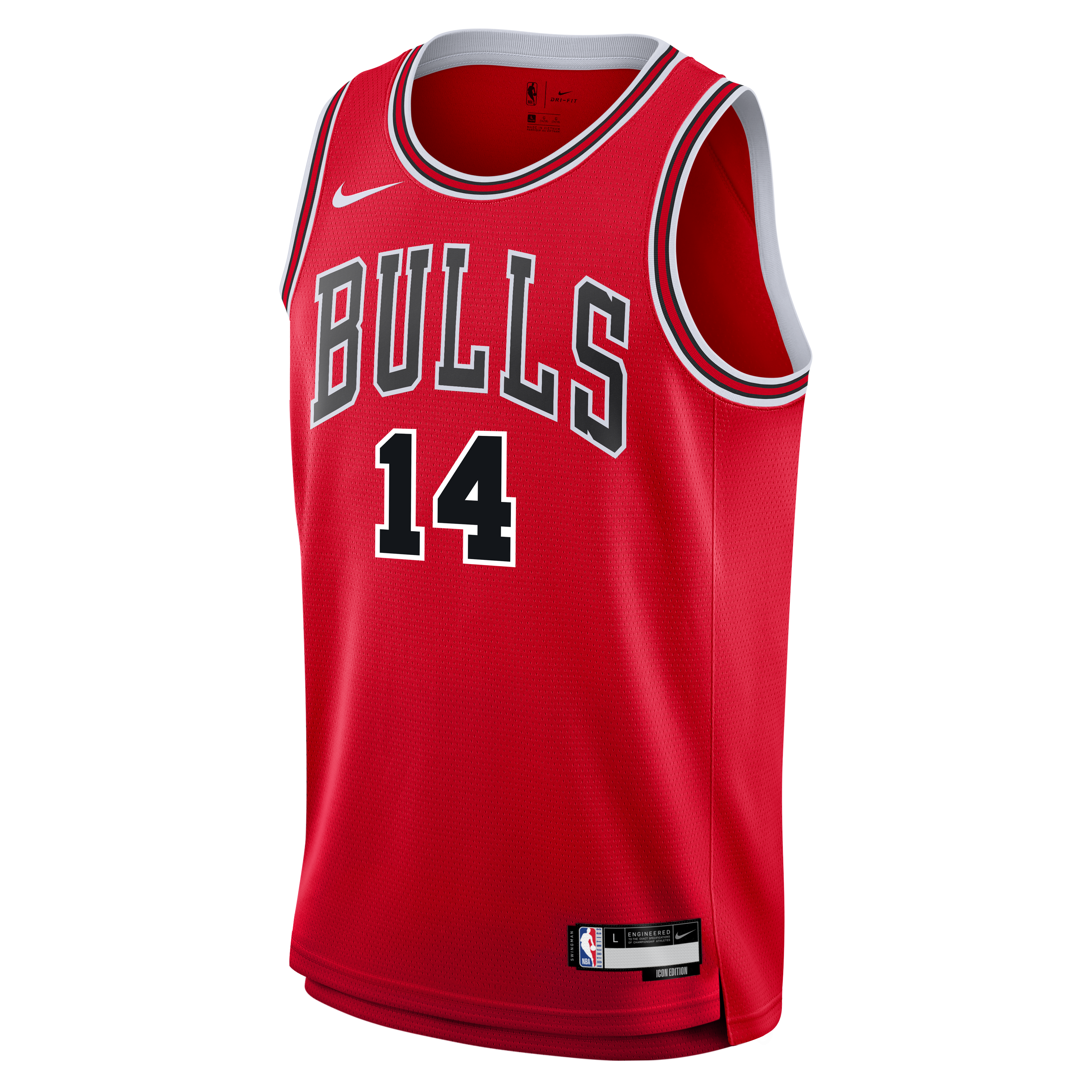 Matas Buzelis Chicago Bulls Nike Youth Swingman Jersey - Icon Edition - Red