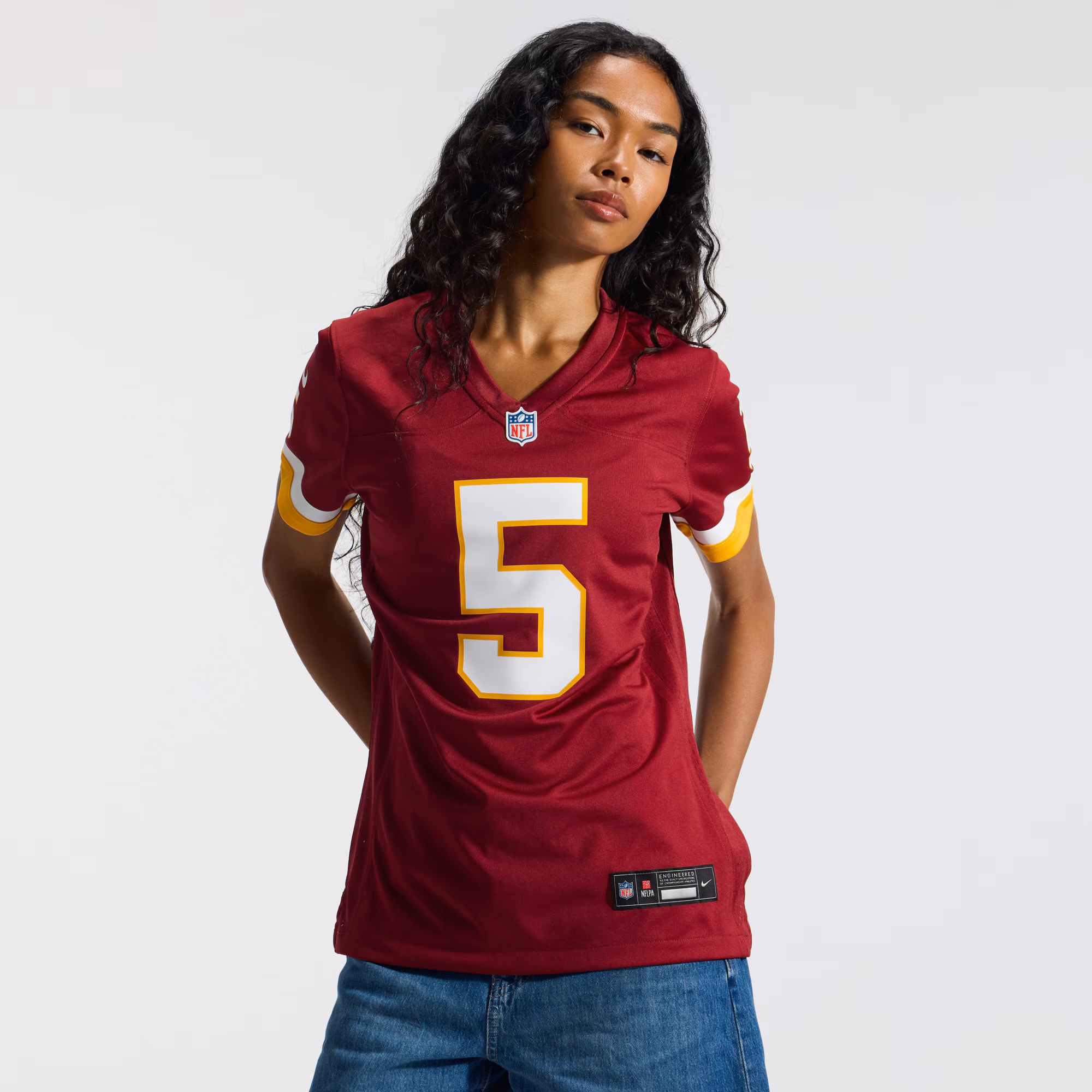 Jayden Daniels Washington Commanders Nike Women's Game Jersey - Burgundy