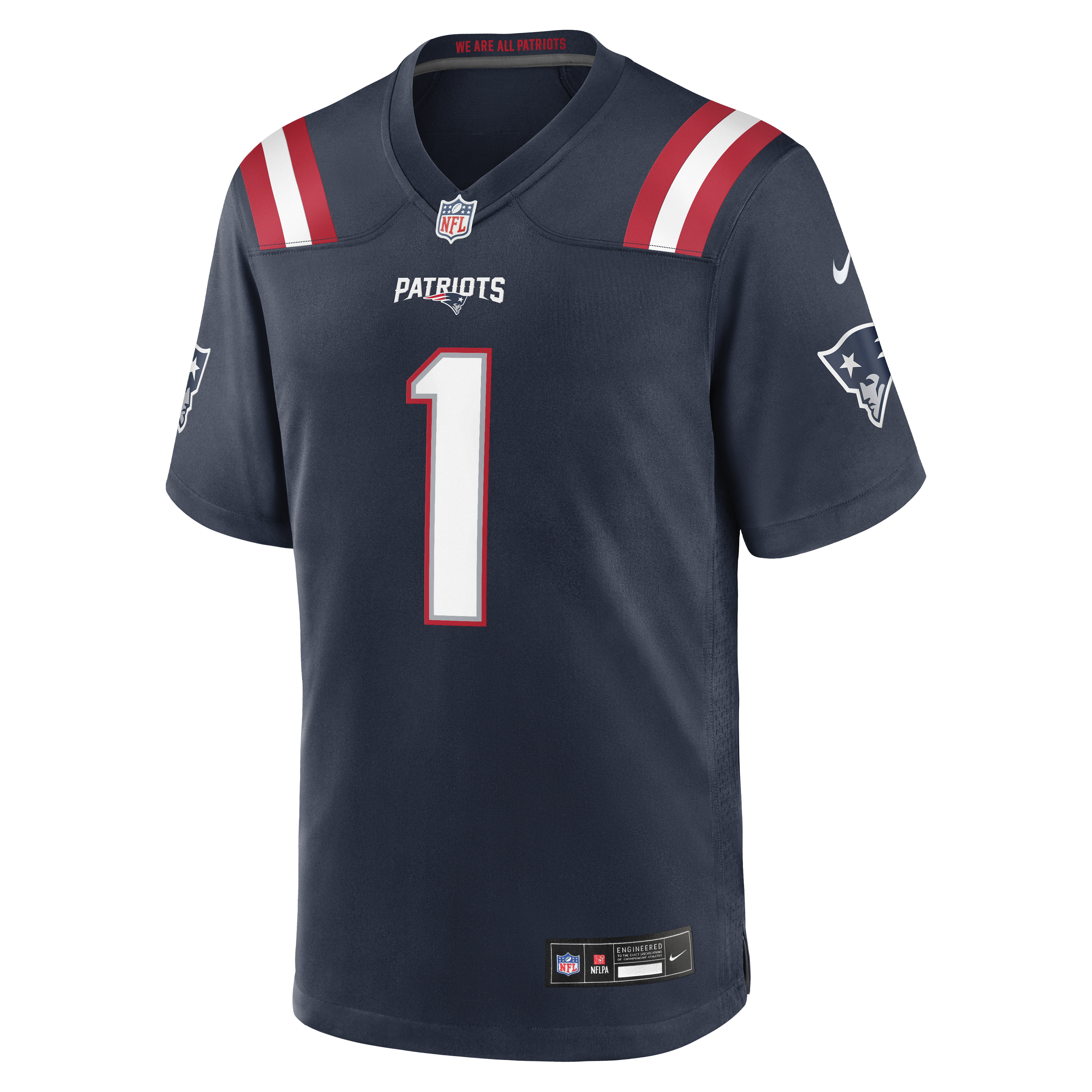 A.J. Brown New England Patriots Nike Youth Team Game Jersey - Navy