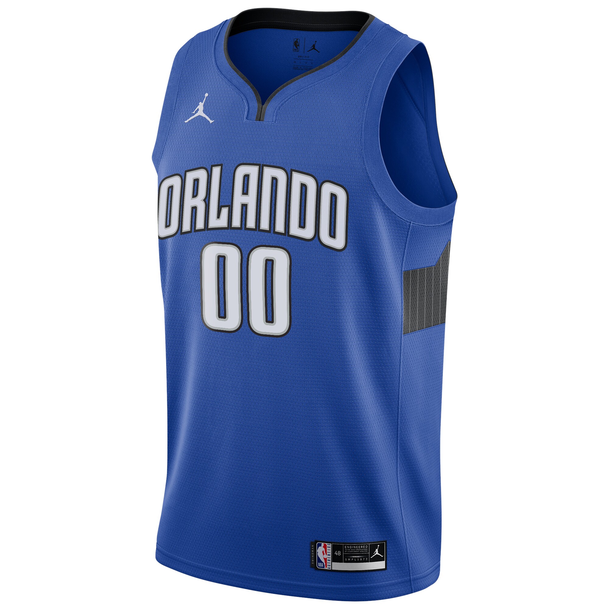 Orlando Magic Jordan Brand Swingman Custom Jersey - Statement Edition - Blue