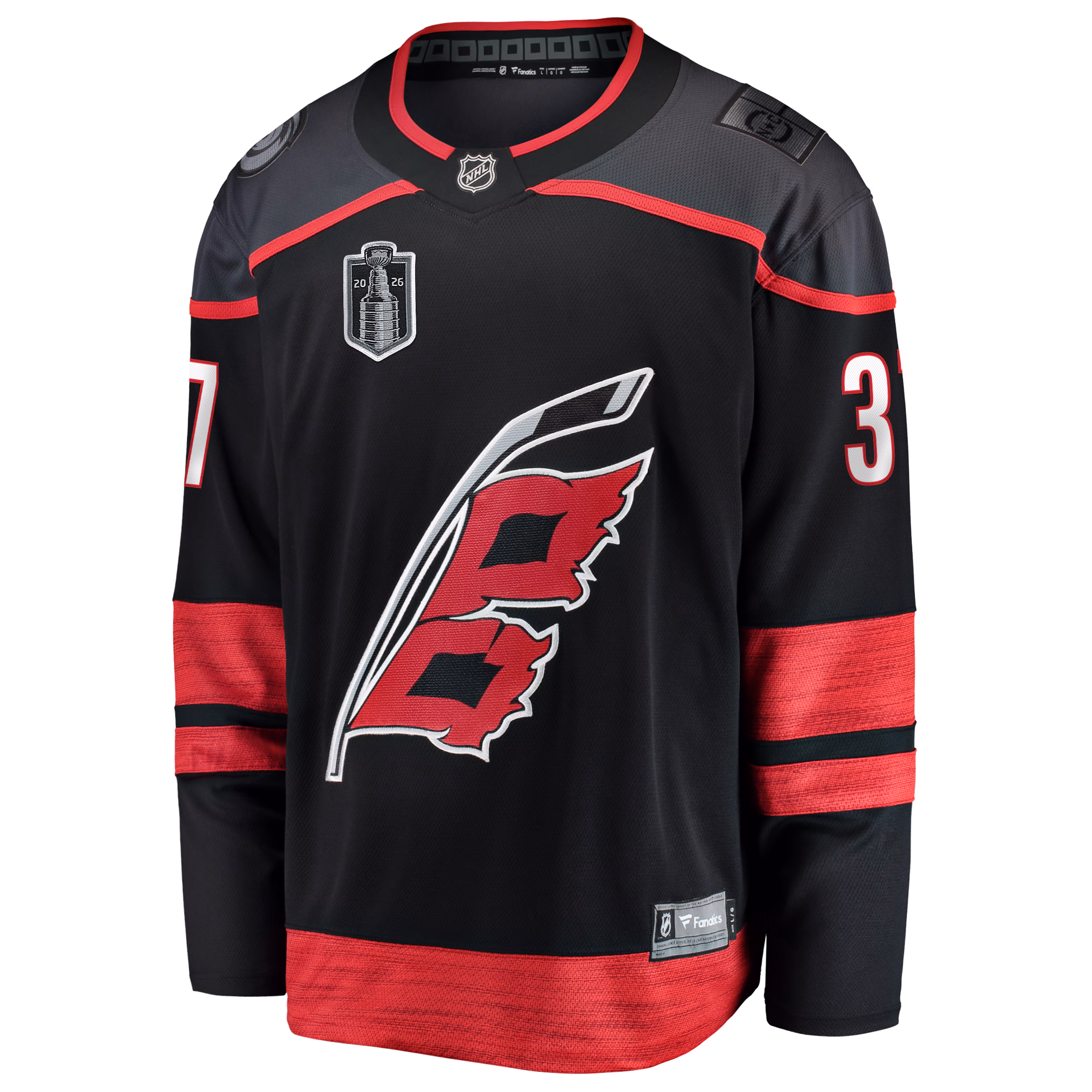 Andrei Svechnikov Carolina Hurricanes Fanatics 2026 Stanley Cup Final Home Breakaway Jersey - Black