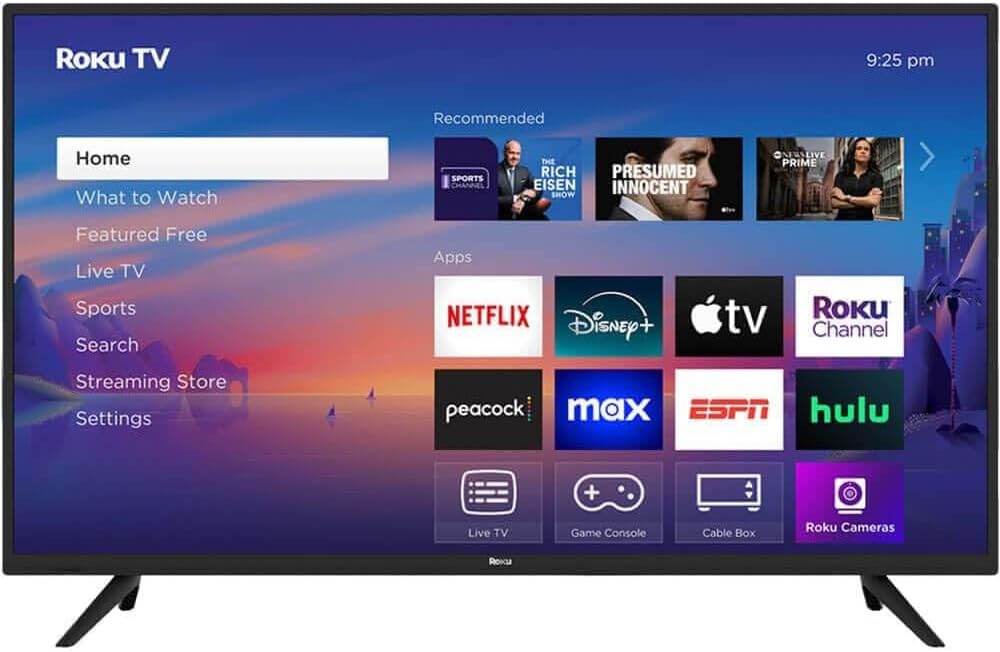 Roku 40BAKIT2 40 inch Class Full HD 1080p LED Smart TV Renewed WiFi Voice Remote OS Netflix Disney Plus Hulu YouTube H