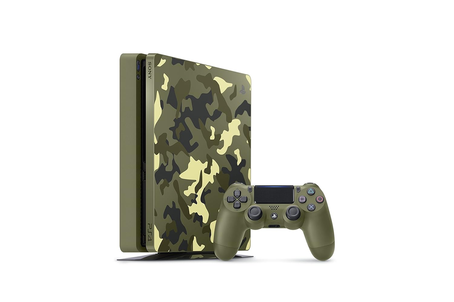 PlayStation 4 Slim 1TB Limited Edition Console - Call of Duty WWII Bundle Discontinued (Renewed)