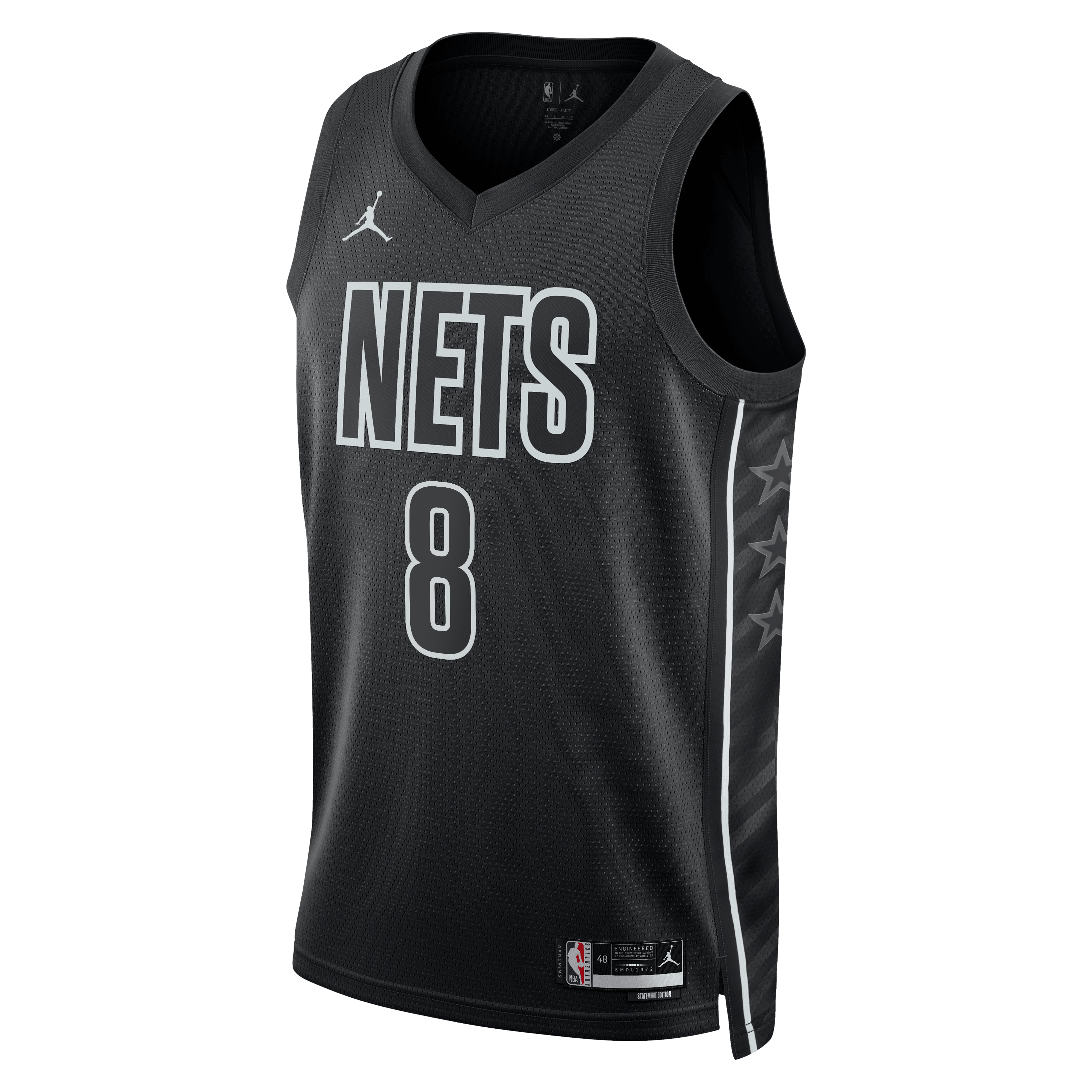 Egor Dëmin Brooklyn Nets Jordan Brand Unisex  Swingman Jersey - Statement Edition - Black