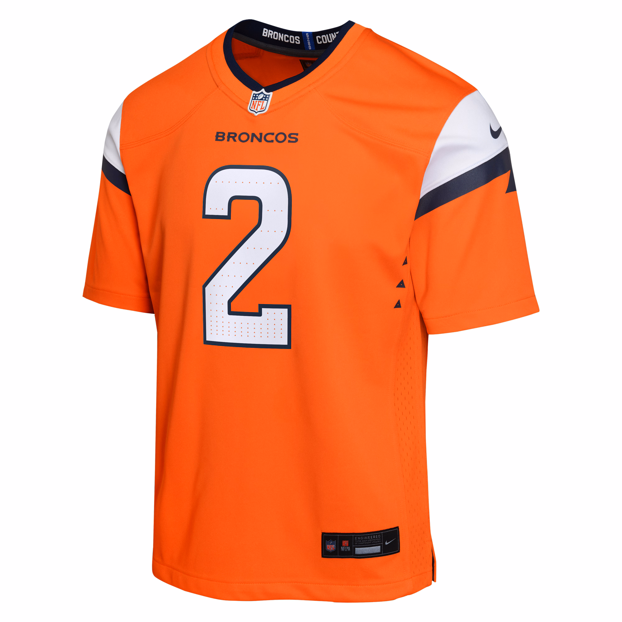 Patrick Surtain II Denver Broncos Nike Youth Game Jersey - Orange