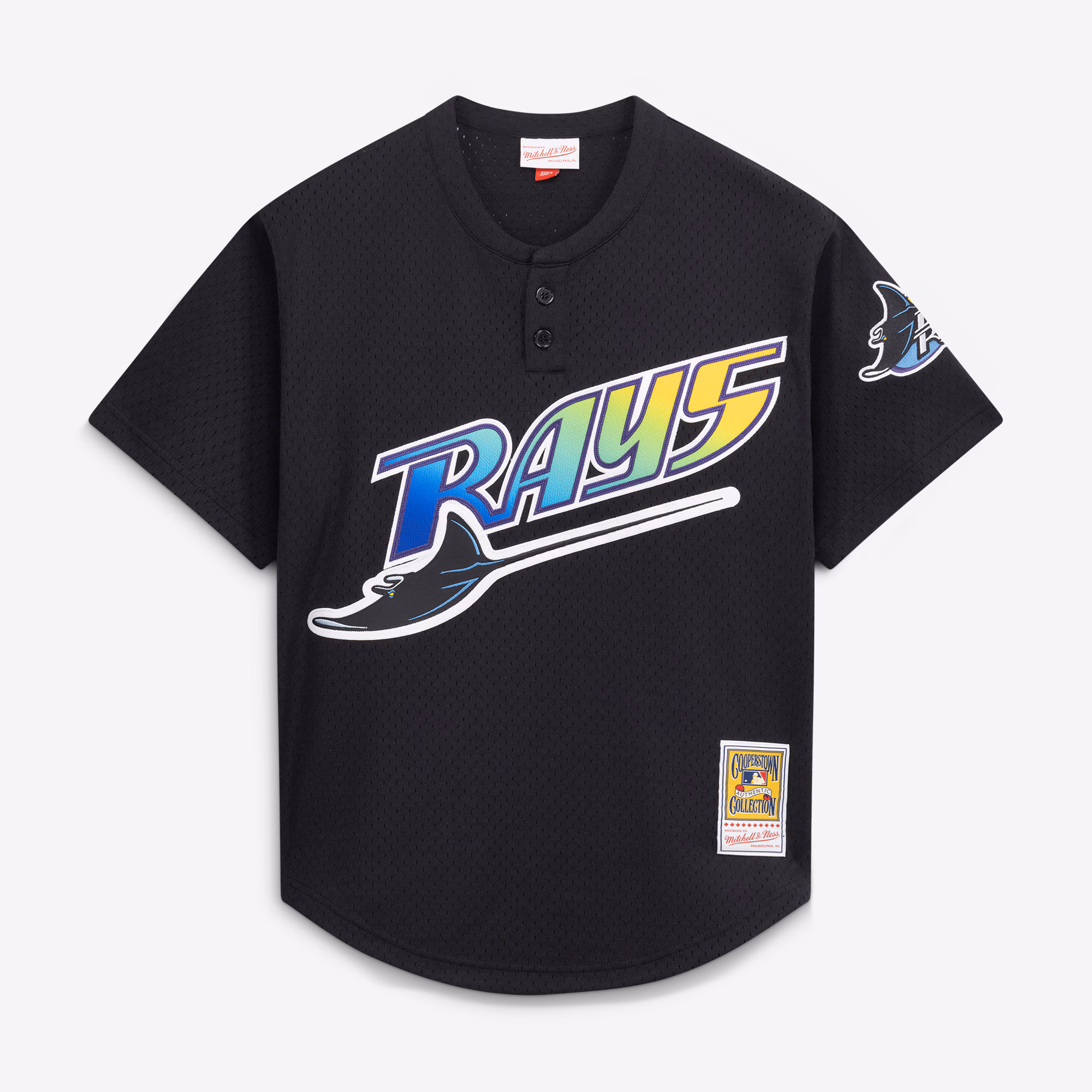 Wade Boggs Tampa Bay Rays Mitchell & Ness Authentic Batting Practice Jersey - Black
