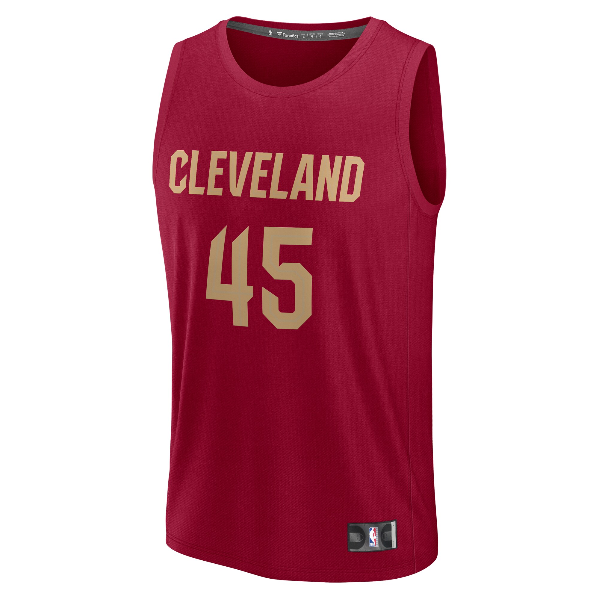 Donovan Mitchell Cleveland Cavaliers Fanatics Youth Fast Break Player Jersey - Icon Edition - Wine