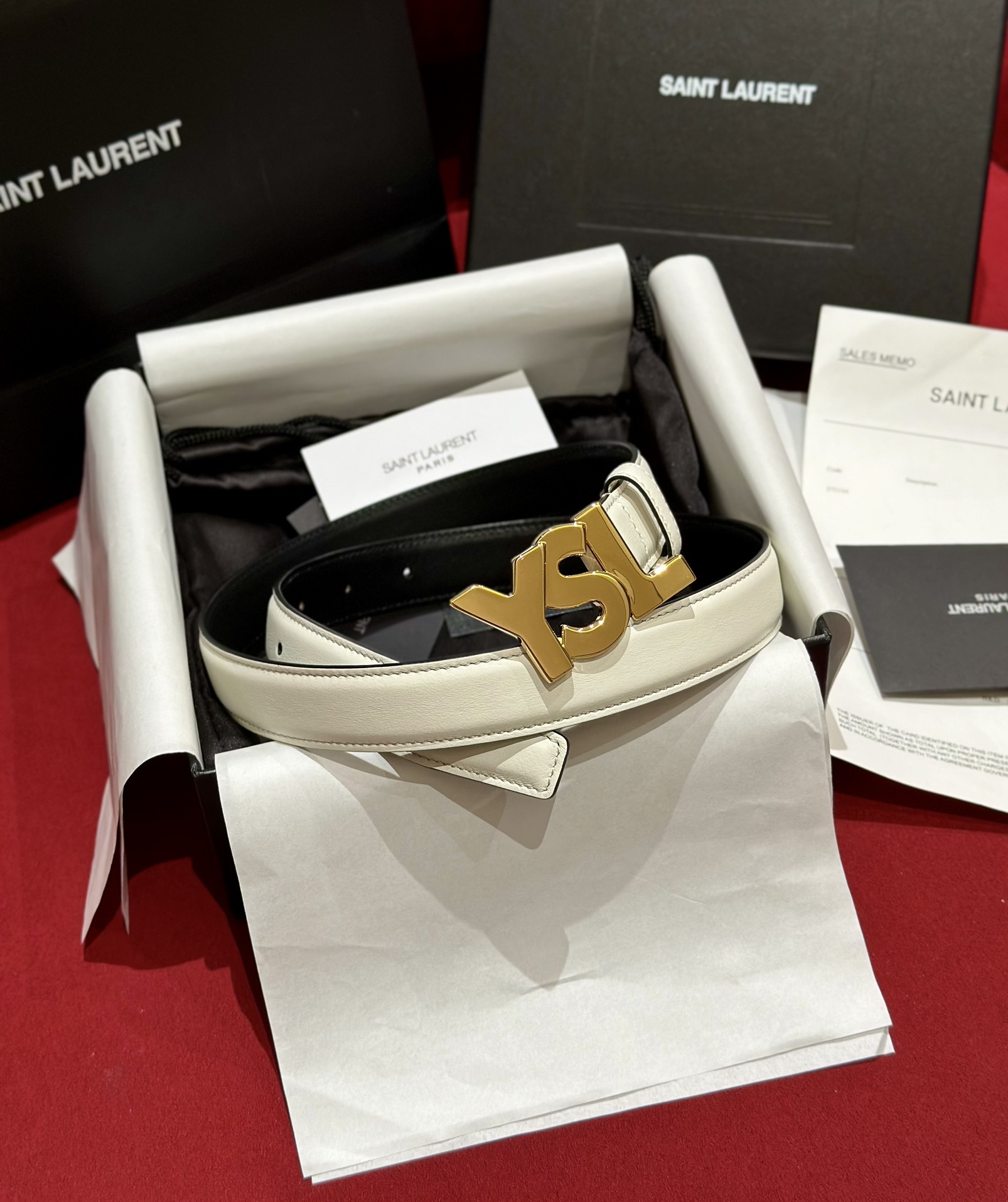 YSL belt-50