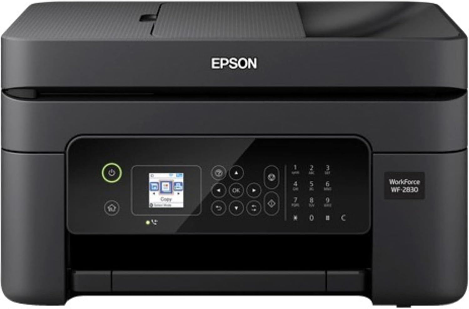 Epson Workforce WF-2930 Wireless All-in-One Printer with Scan, Copy, Fax, Auto Document Feeder, Automatic 2-Sided Printing and 1.4