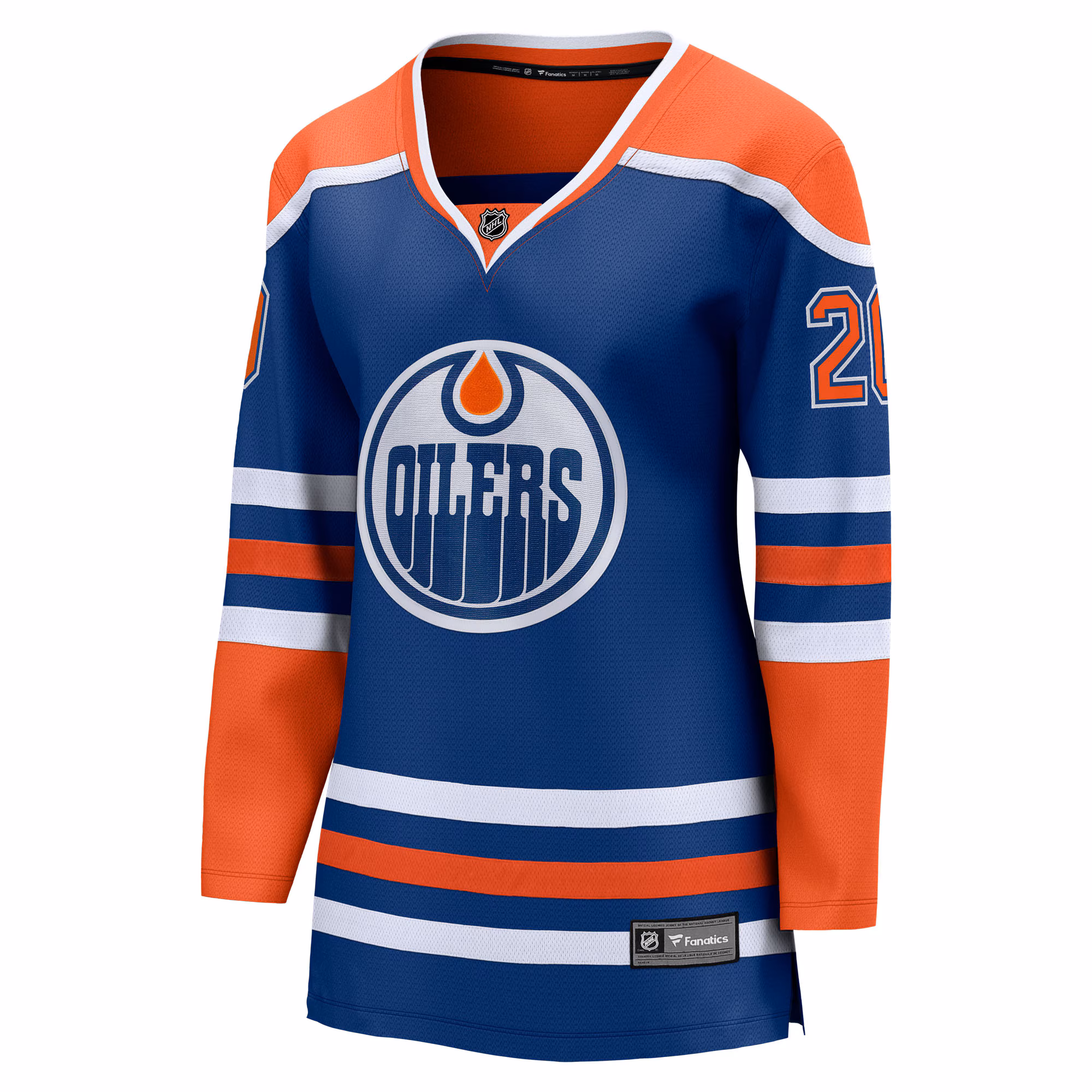 Curtis Lazar Edmonton Oilers Fanatics Women's Home Breakaway Jersey - Royal