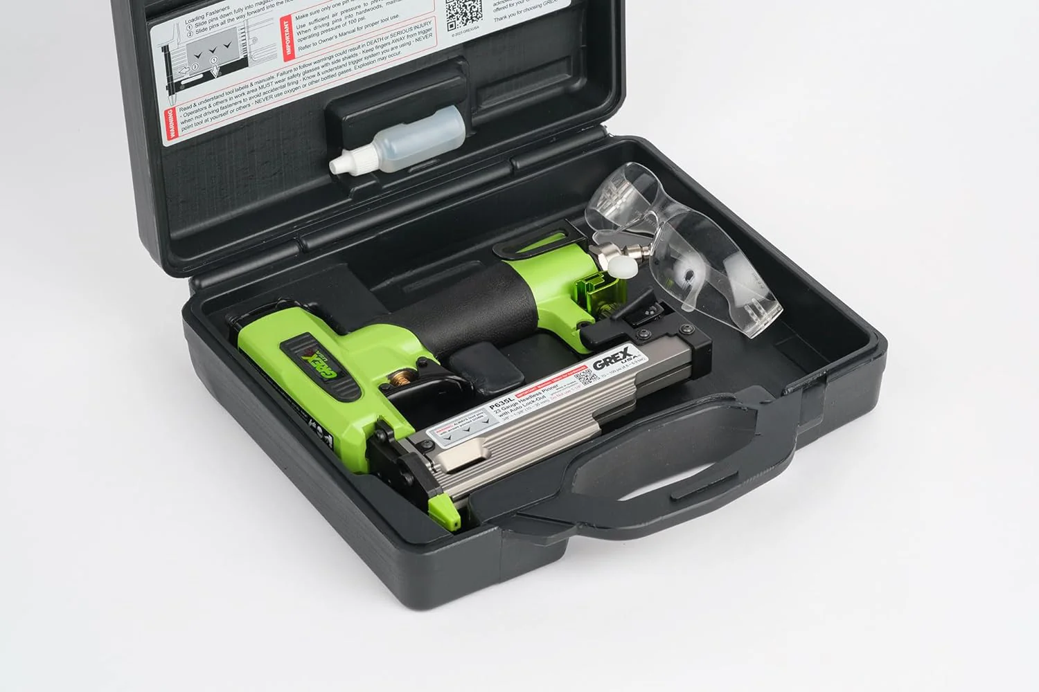 Pinner w/Auto Lock-Out & Edge Guide