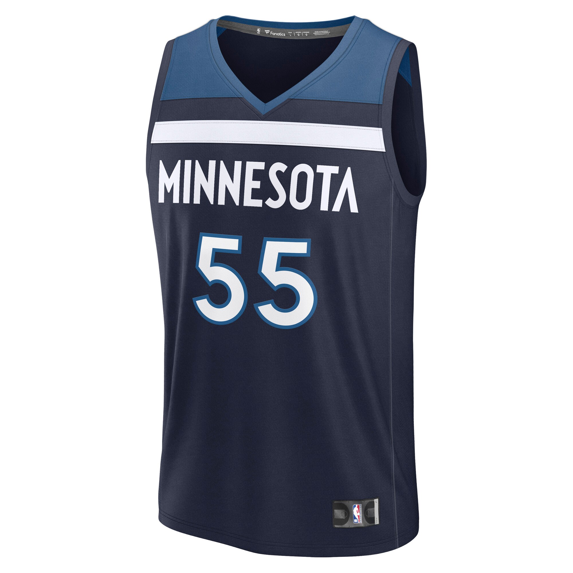 Luka Garza Minnesota Timberwolves Fanatics Fast Break Replica Player Jersey - Icon Edition - Navy
