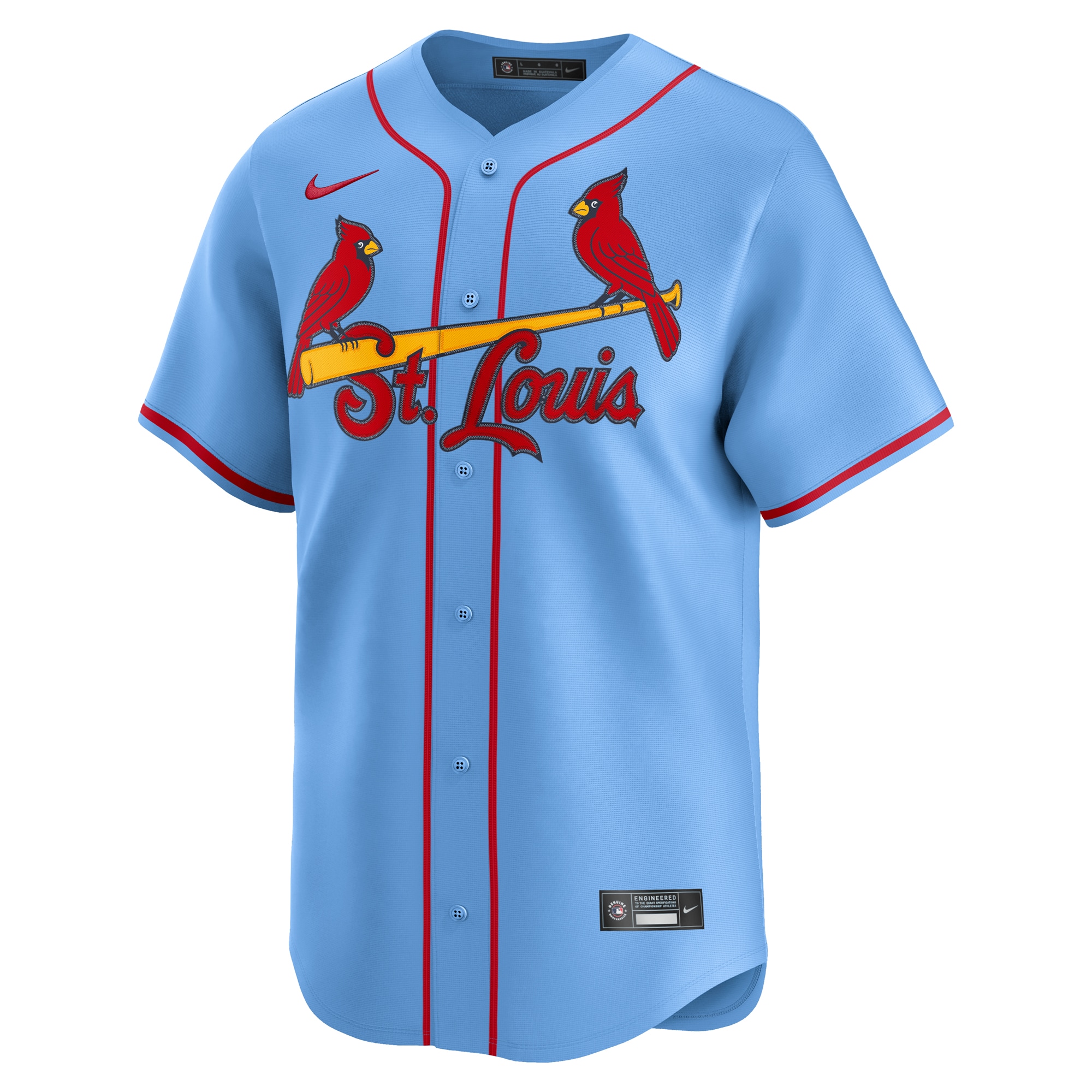 St. Louis Cardinals Nike Alternate Limited Jersey - Light Blue
