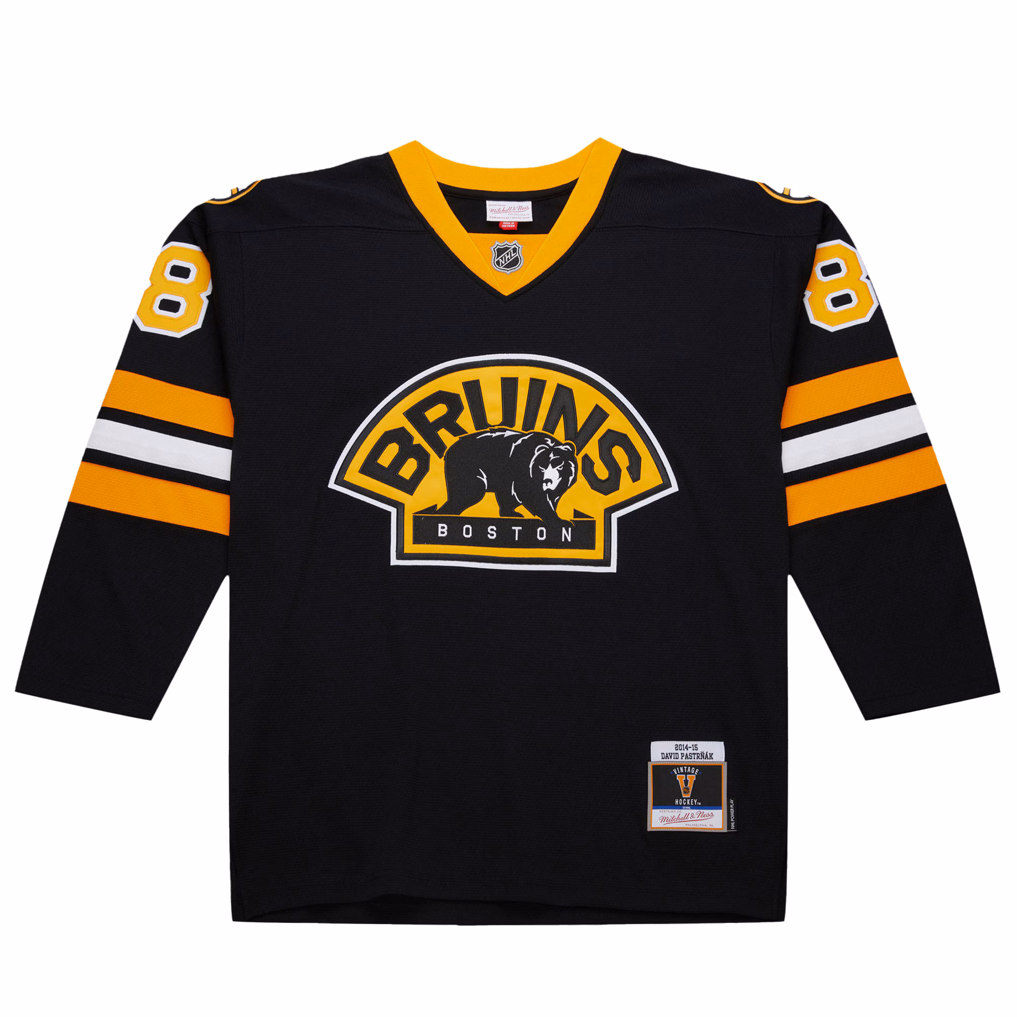 David Pastrnak Boston Bruins 2014-15 Power Play Jersey - Black