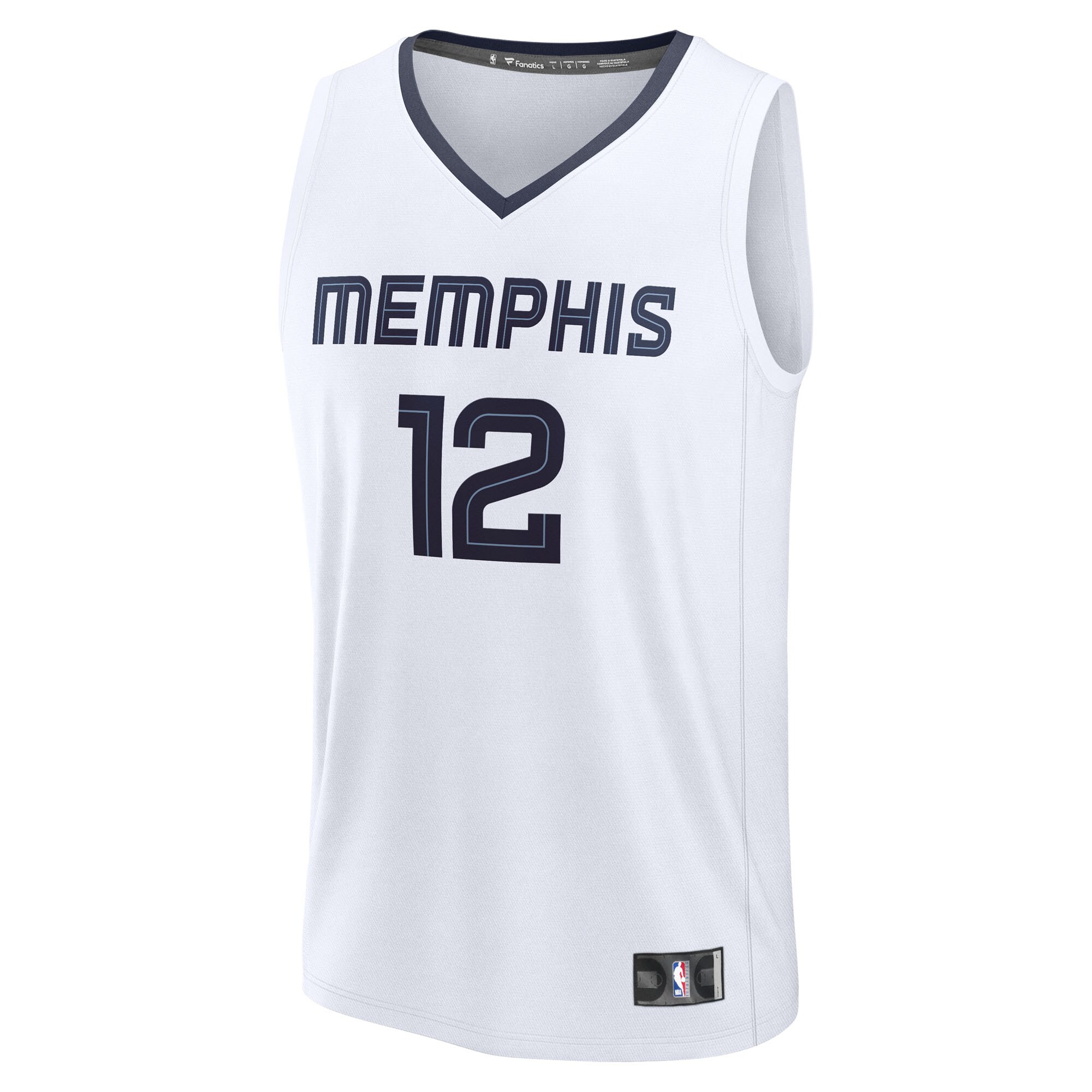 Ja Morant Memphis Grizzlies Fanatics Fast Break Replica Player Jersey - Association Edition - White