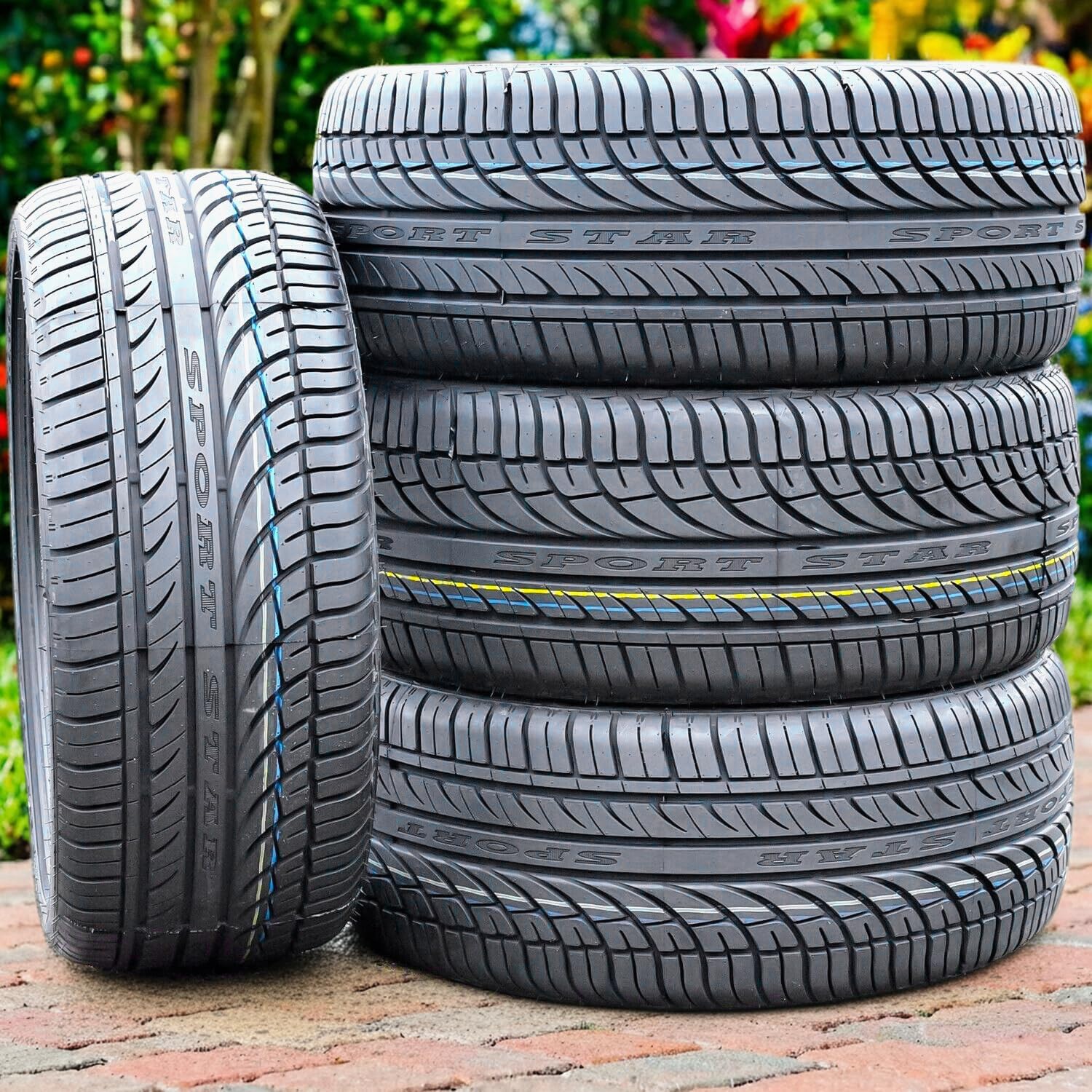 Set of 4 (FOUR) Fullway HP108 All-Season Passenger Car High Performance Radial Tires-235/40R18 235/40ZR18 235/40/18 235/40-18 95W Load Range XL 4-Ply BSW Black Side Wall UTQG 380AA
