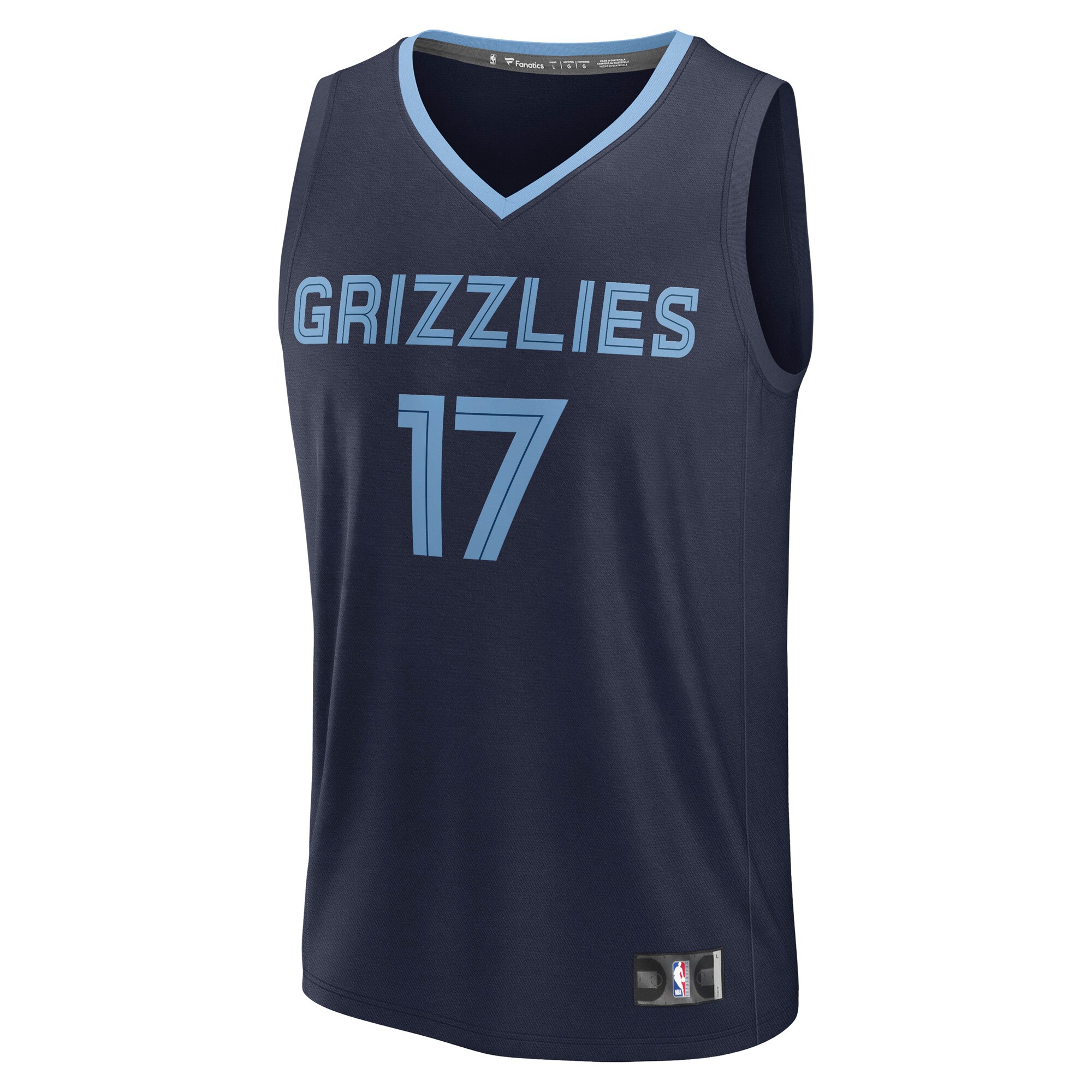 Yuki Kawamura Memphis Grizzlies Fanatics Fast Break Replica Player Jersey - Icon Edition - Navy