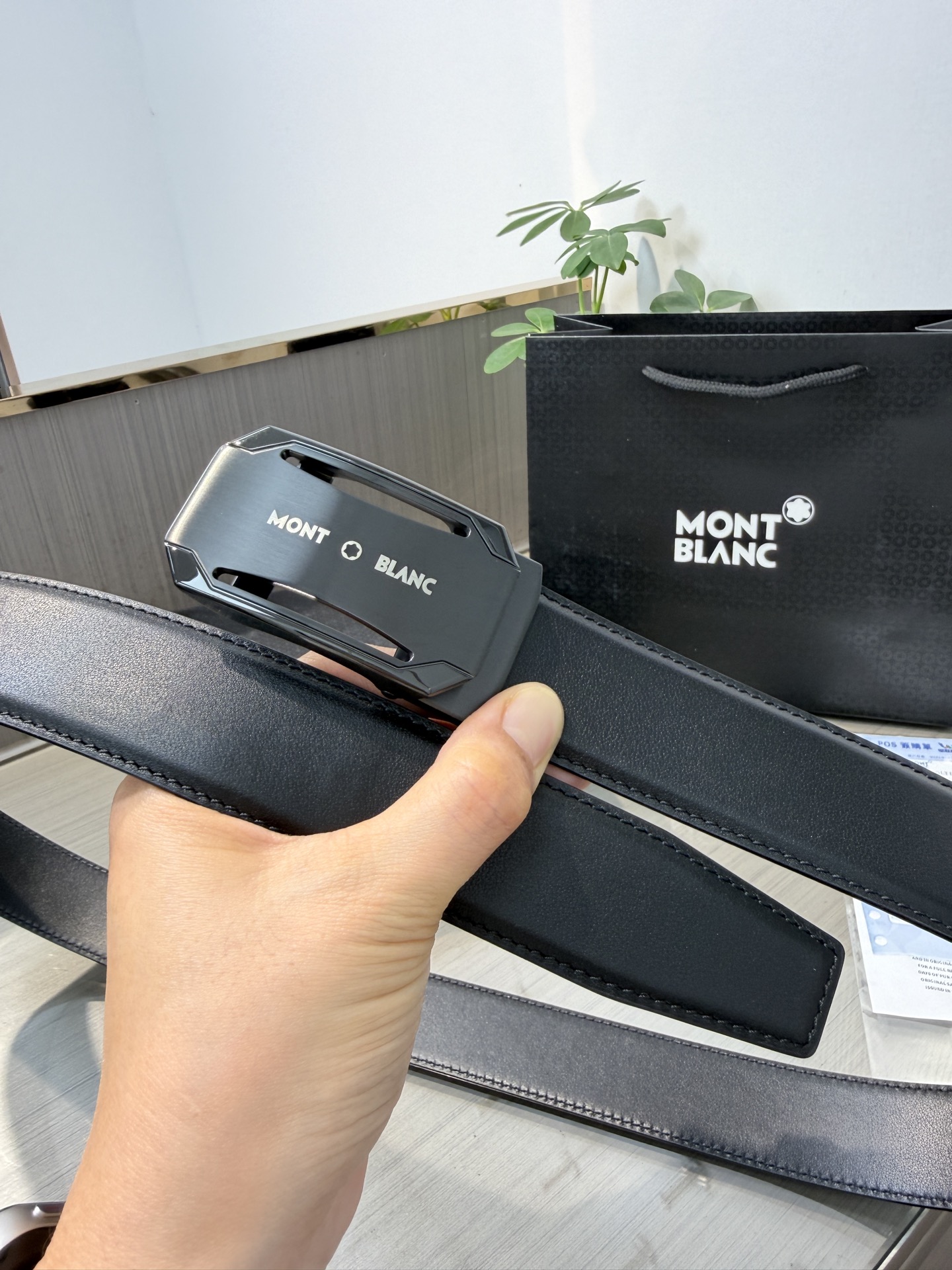 Montblanc belt-75