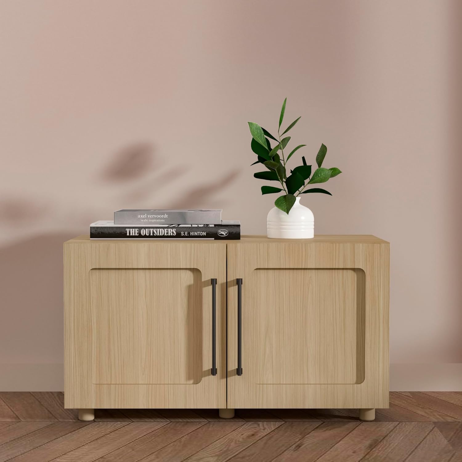 From the Tree Furniture 32 Inch Modular Sideboard Storage Cabinet with Soft-Close Doors | Buffet Accent Cabinet for Living Room, Entryway, Dining Room & Office | Scratch-Resistant Modern Design