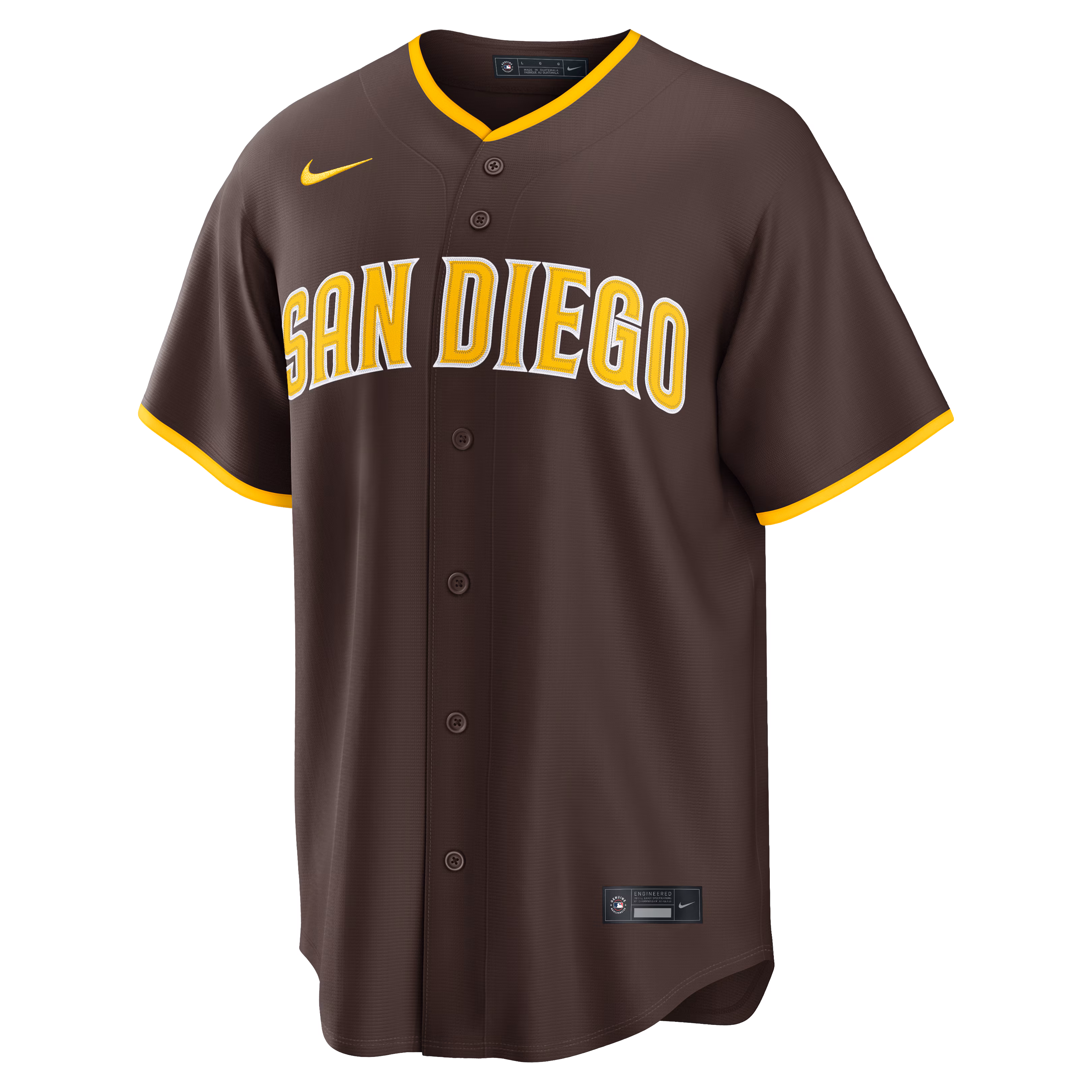 Fernando Tatis Jr. San Diego Padres Nike Road Replica Jersey - Brown