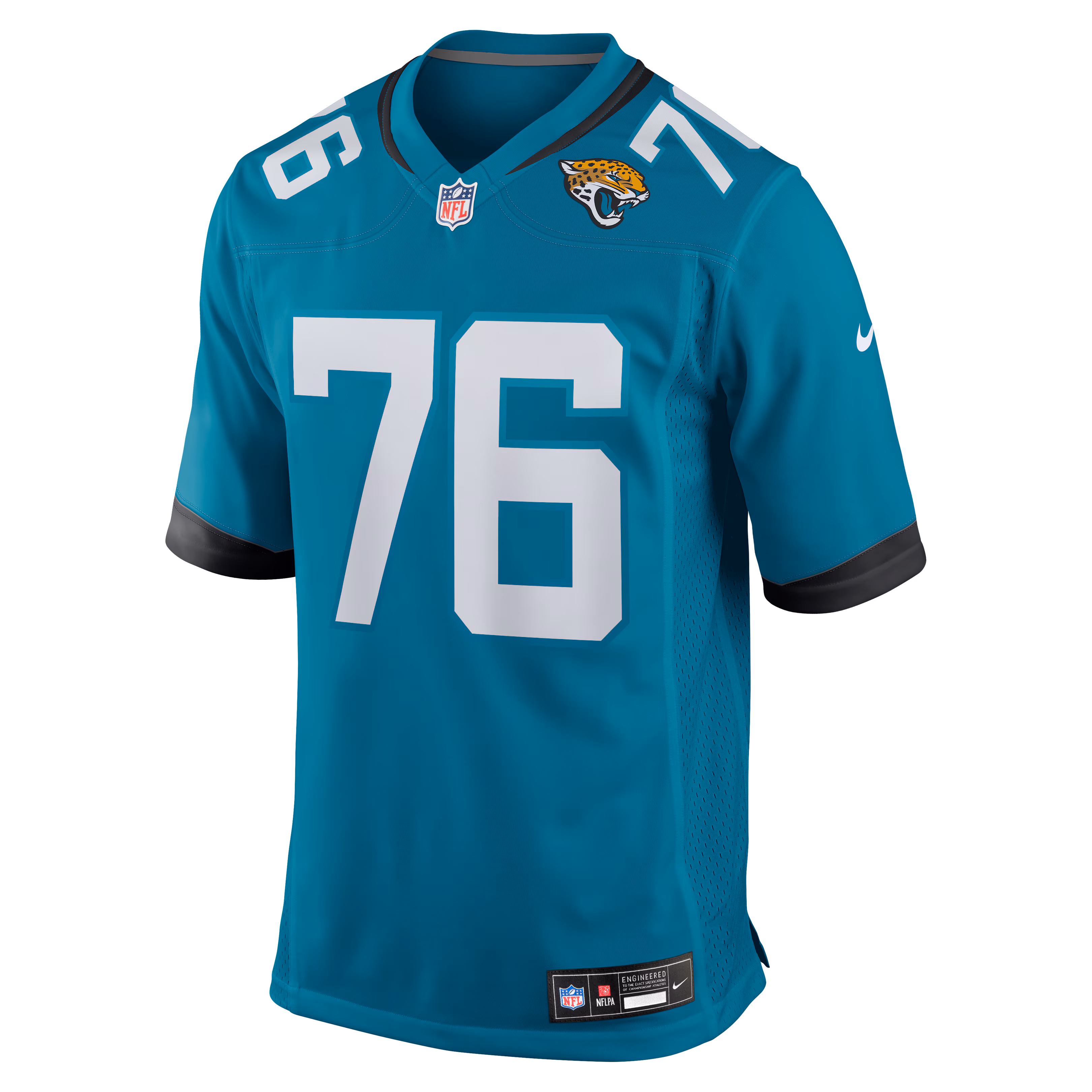 Ezra Cleveland Jacksonville Jaguars Nike  Game Jersey -  Teal