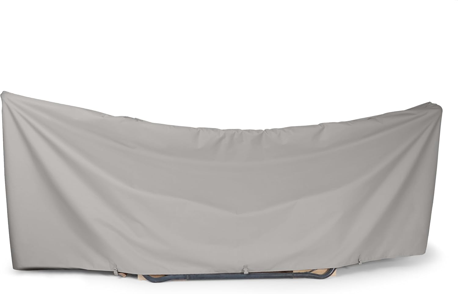Covermates Ultima Hammock Cover – Heavy-Duty 600D Ripstop Polyester with Waterproof Seams, Adjustable Buckle Straps, All-Weather Protection for Hammocks & Stands, 188W x 58D x 20H, Ripstop Grey