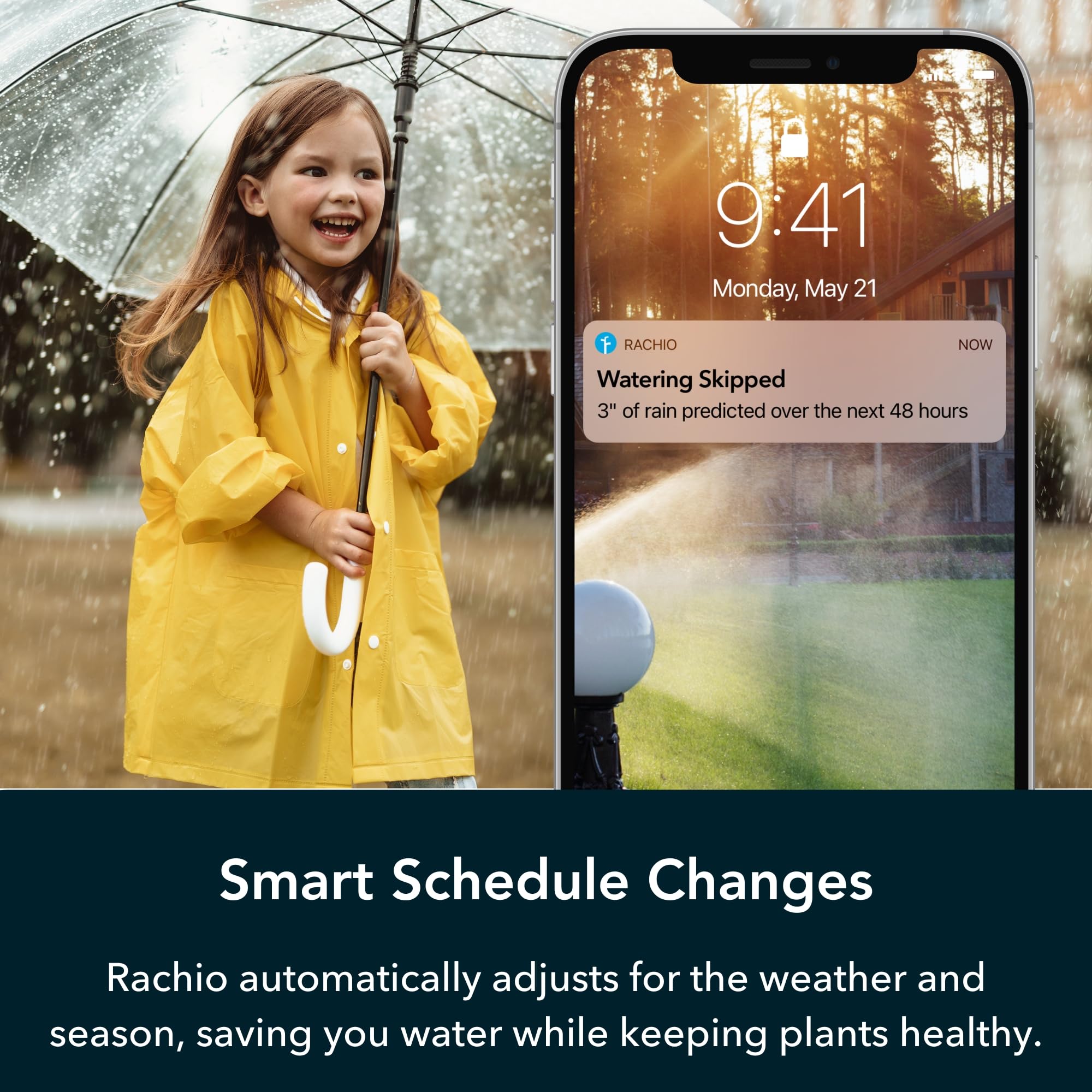 RACHIO WiFi Smart Sprinkler Controller - 8-Zone Remote Control