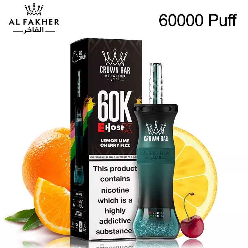EU Warehouse Al Fakher Hookah 60000 Puffs 60K Disposable Vape Puff Shisha