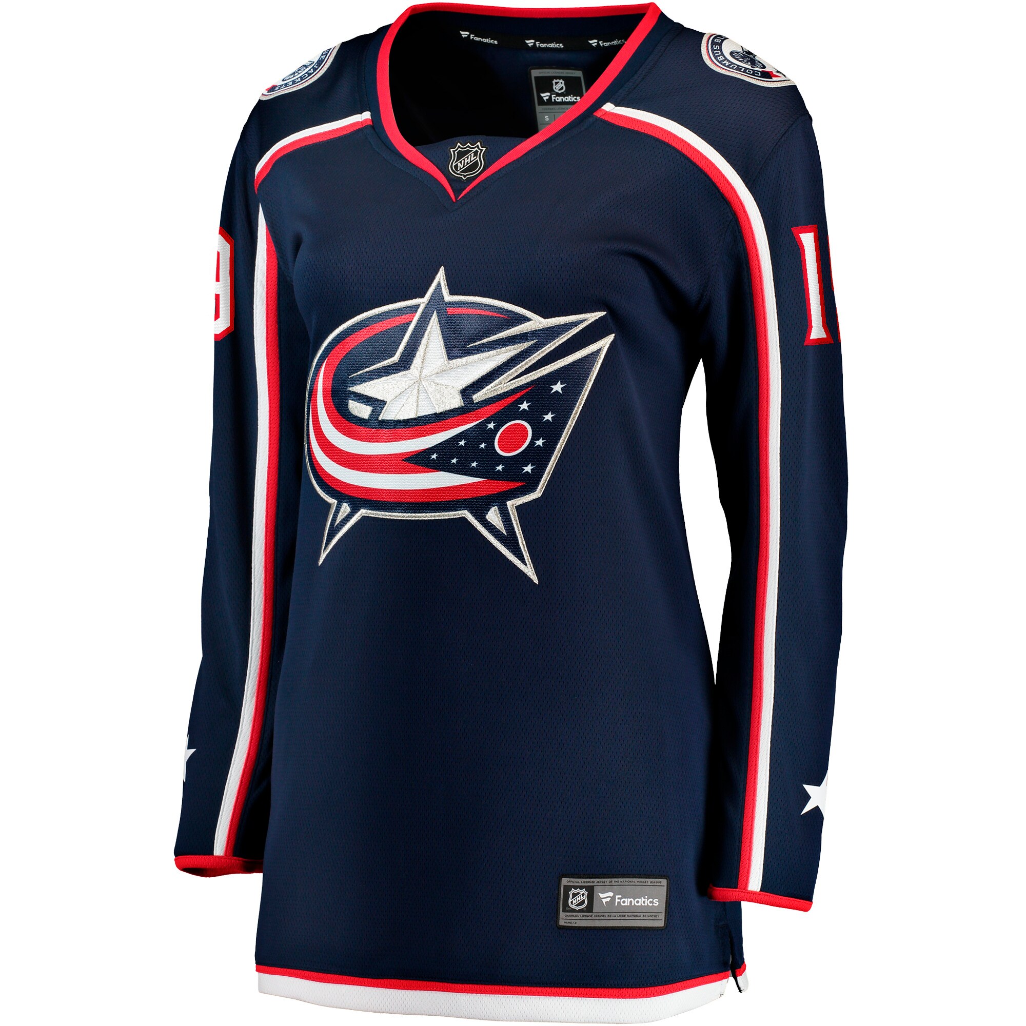 Adam Fantilli Columbus Blue Jackets Fanatics Women's Home Premier Breakaway Player Jersey Breakaway Jersey - Navy
