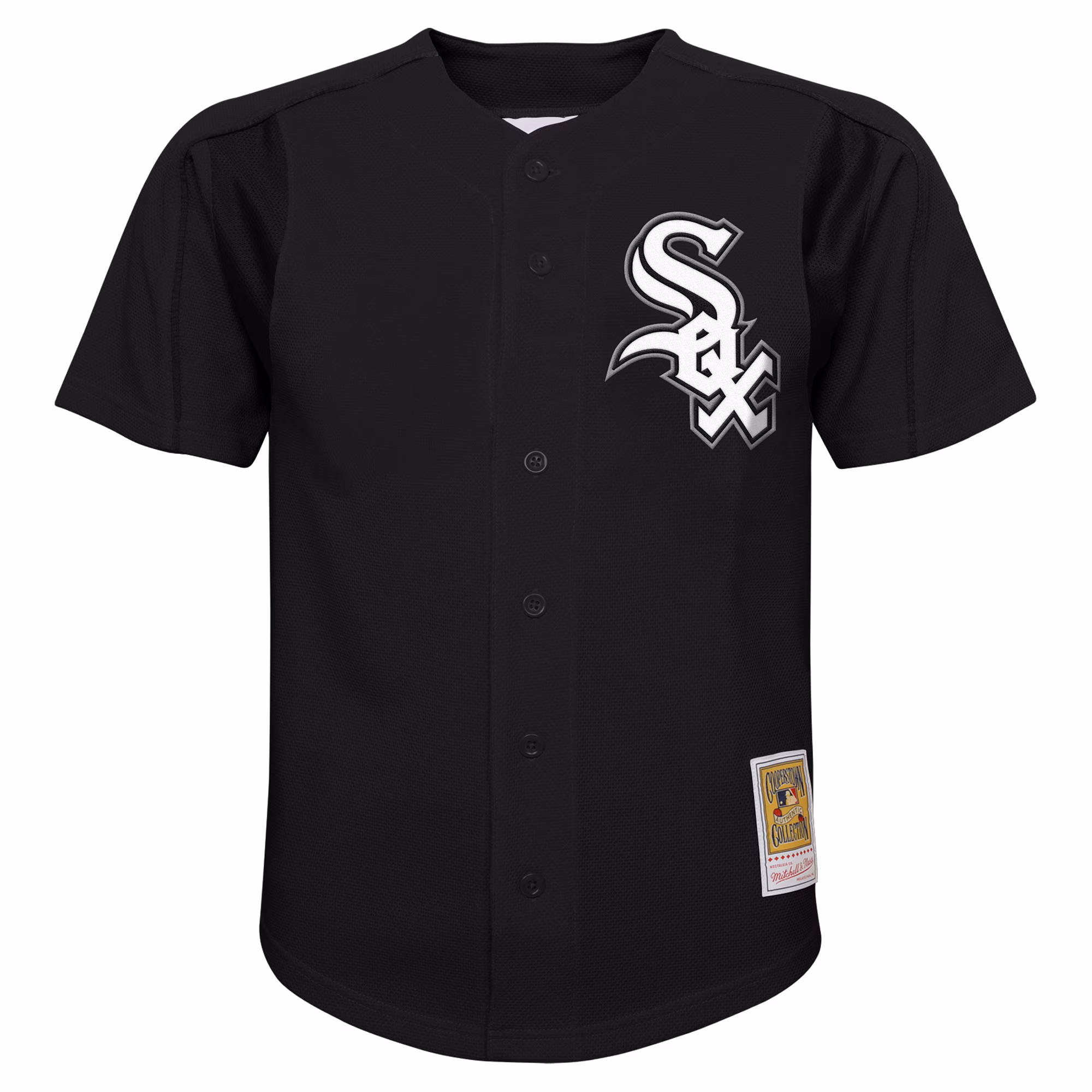 Paul Konerko Chicago White Sox Mitchell & Ness Youth Mesh Batting Practice Jersey - Black