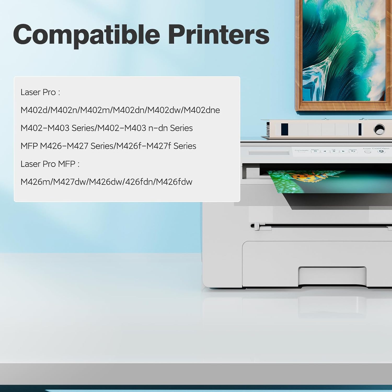 CF226A 26A Toner Cartridges Black (2-pack) for HP 26A 26X CF226X, Laser Jet M402n M426fdw Toner Cartridges, CF226 for Laser Jet pro M402n M426fdw M402dn M402dw M402m Pro MFP M427dw M426dw M426fdn