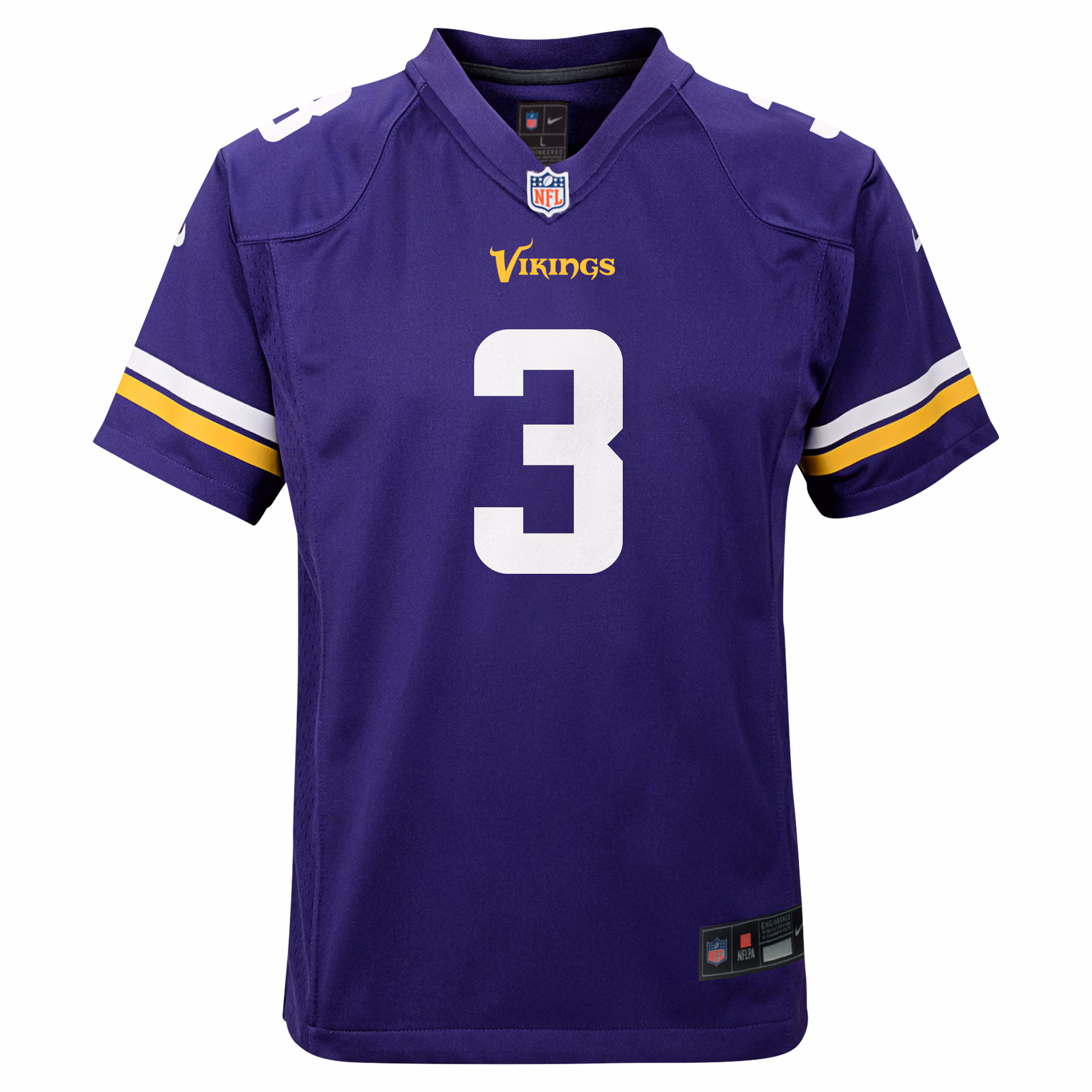 Jordan Addison Minnesota Vikings Nike Youth Game Jersey - Purple