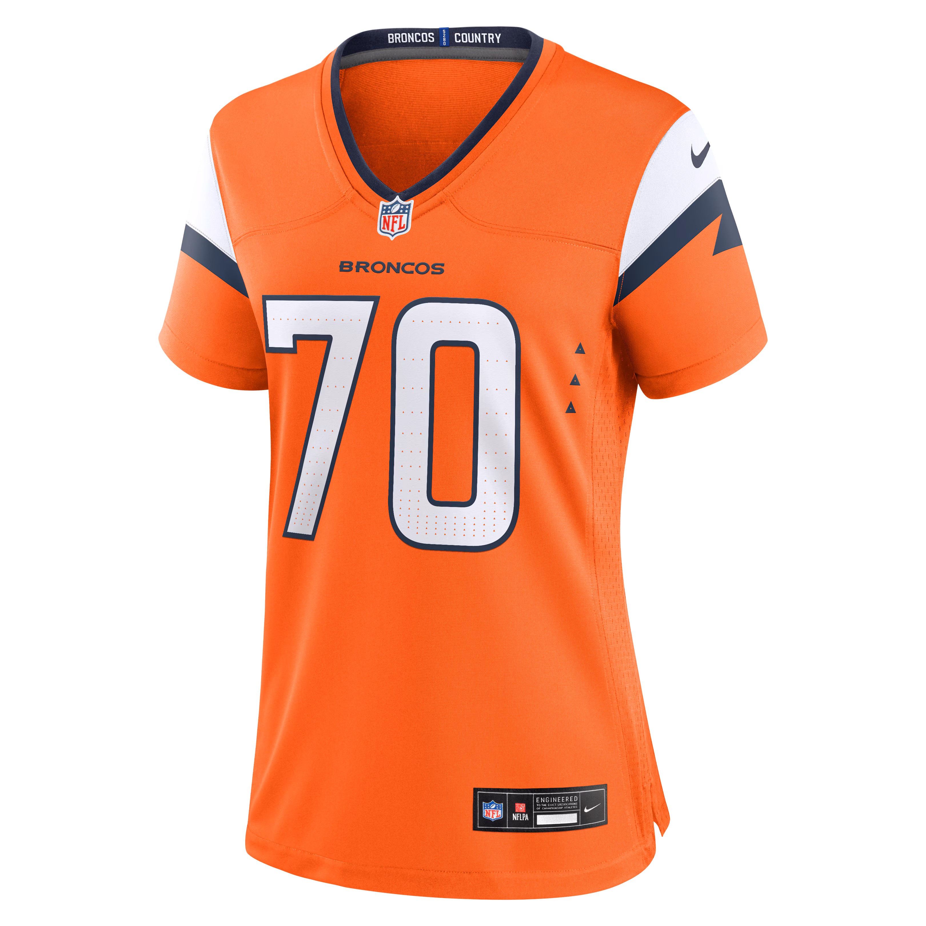 Marques Cox Denver Broncos Nike Women's Team Game Jersey -  Orange