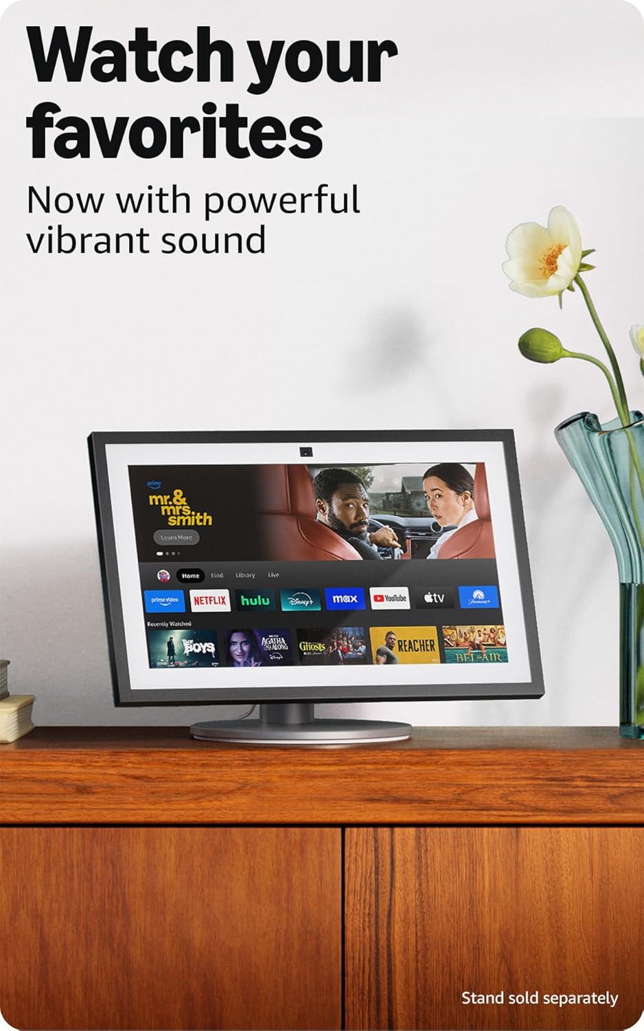 Like-New Amazon Echo Show 15 (newest model), Full HD 15.6