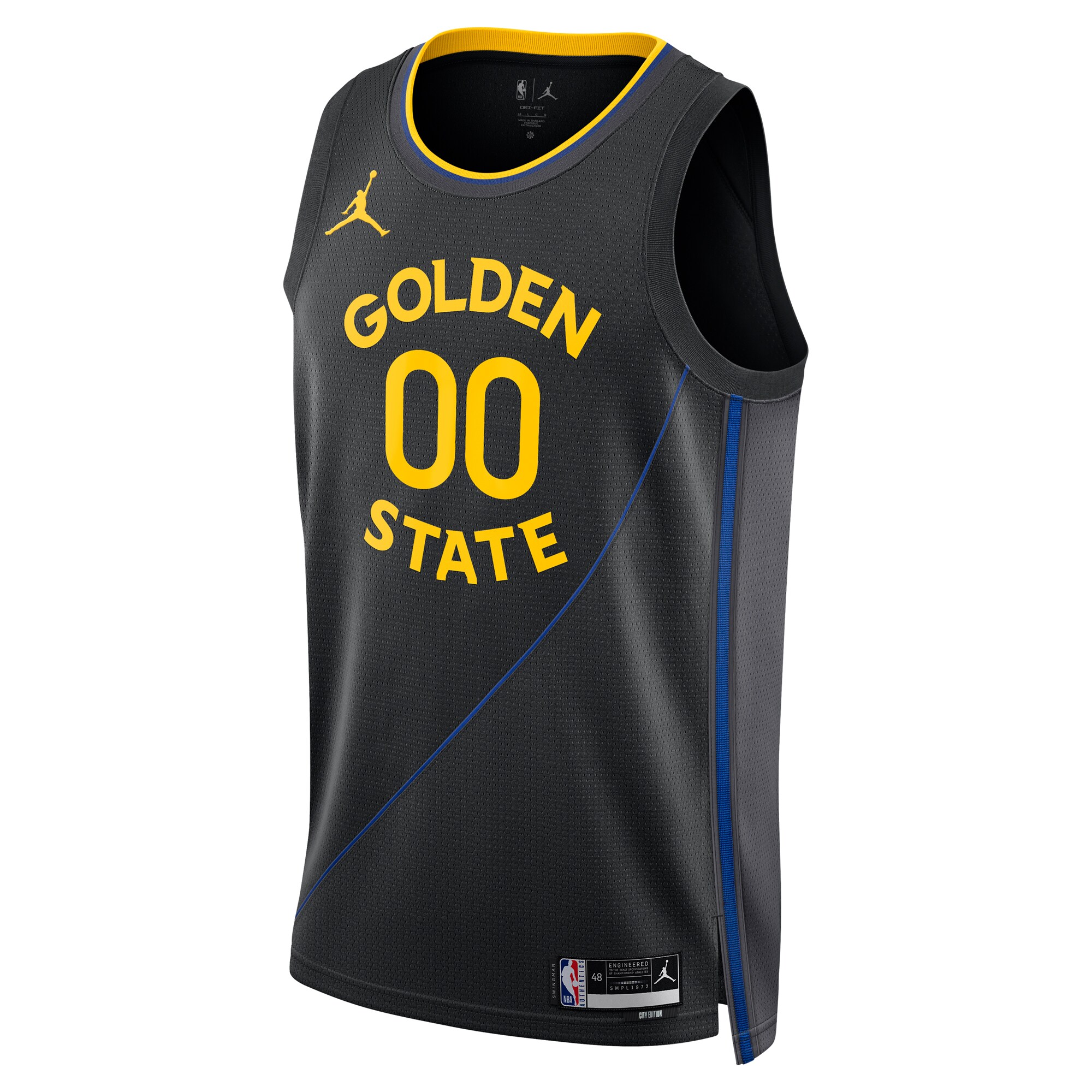 Golden State Warriors Jordan Brand Unisex 2024/25 Custom Swingman Jersey - Statement Edition - Black
