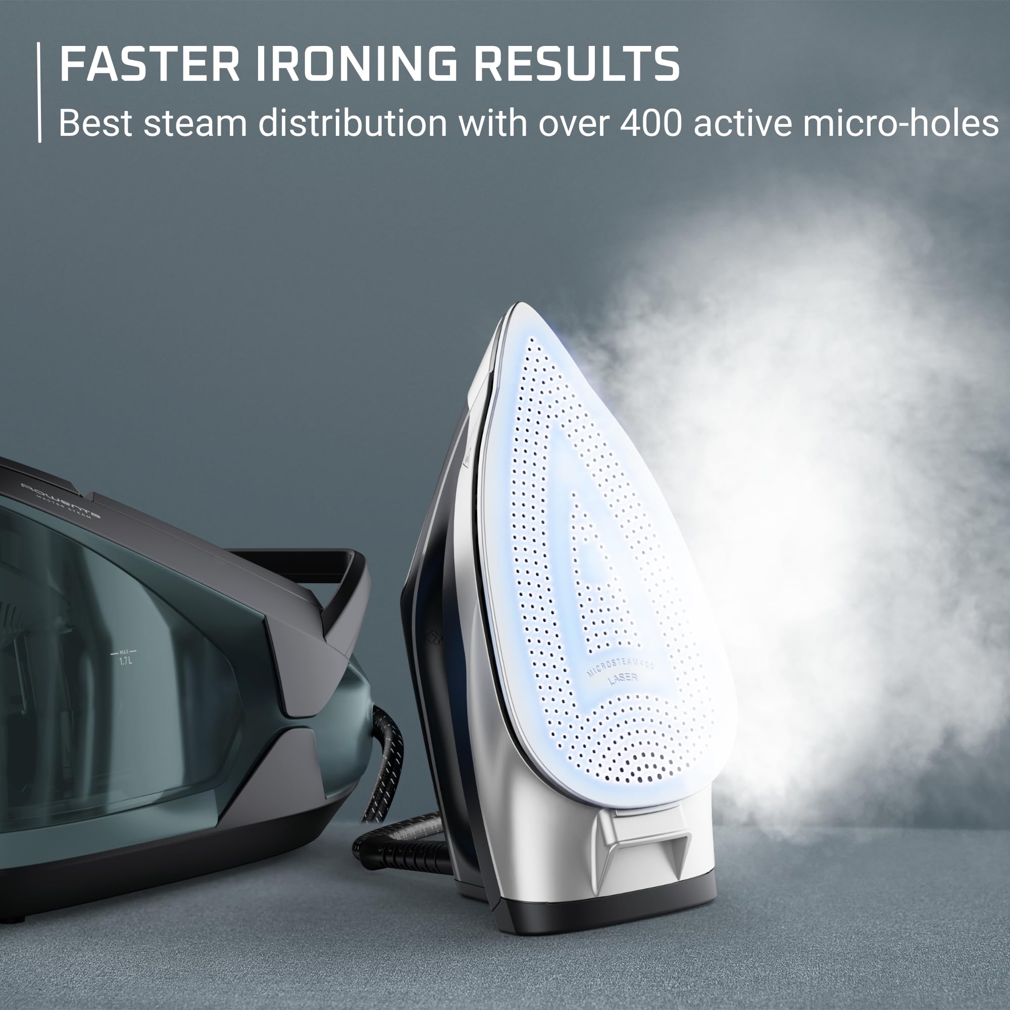 ROWENTA Iron Steamer for Clothes - Professional Steam Iron