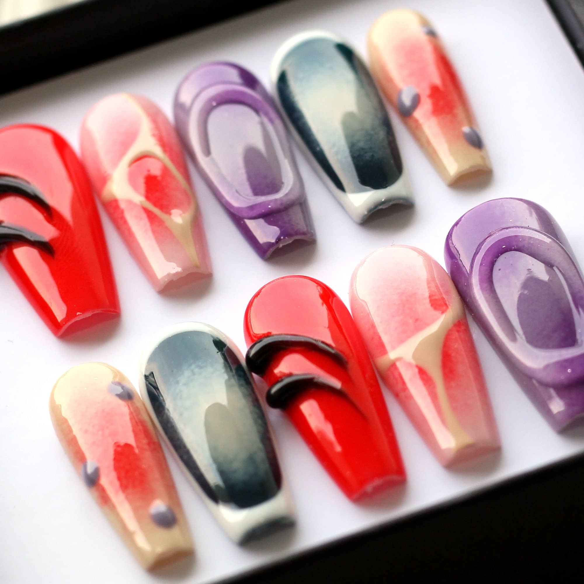 Crush Ombre Press On NailsCrush Ombre Press On Nails - SAYEGIRLS