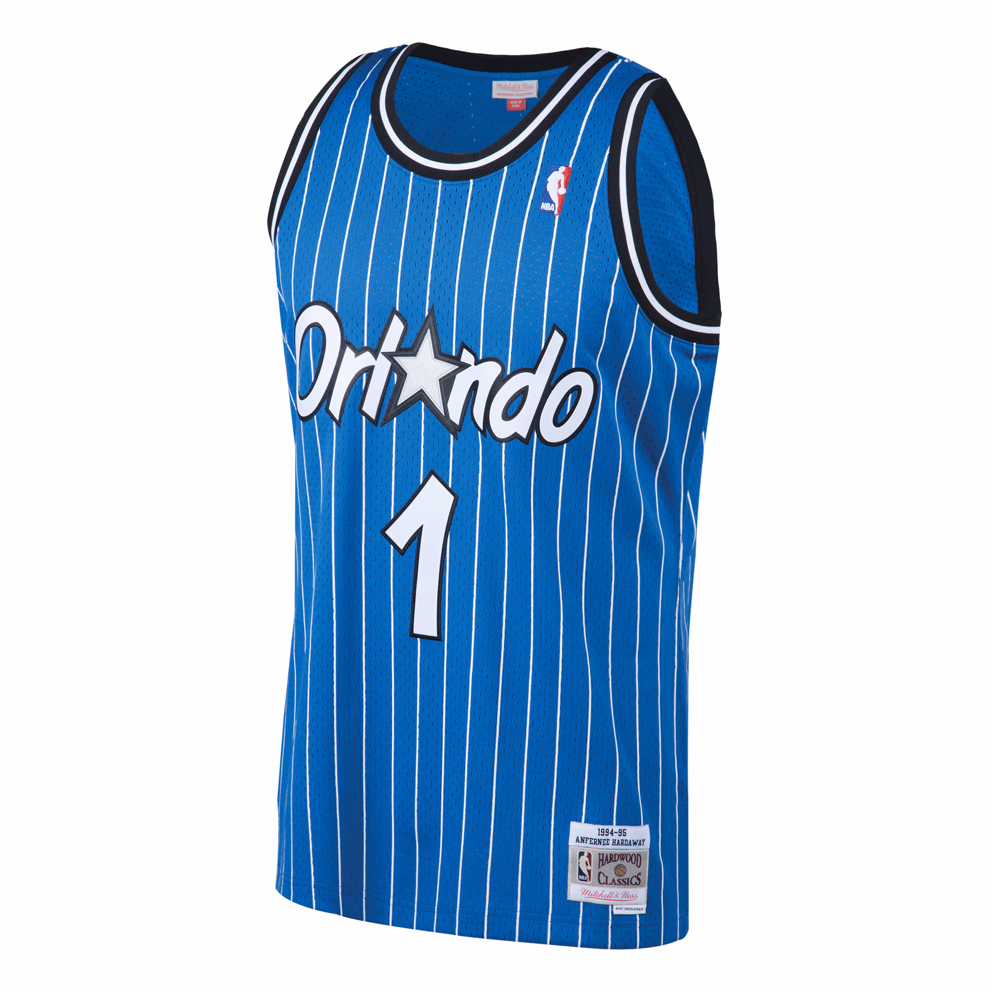 Penny Hardaway Orlando Magic Mitchell & Ness 1994/95 Hardwood Classics Swingman Jersey - Blue