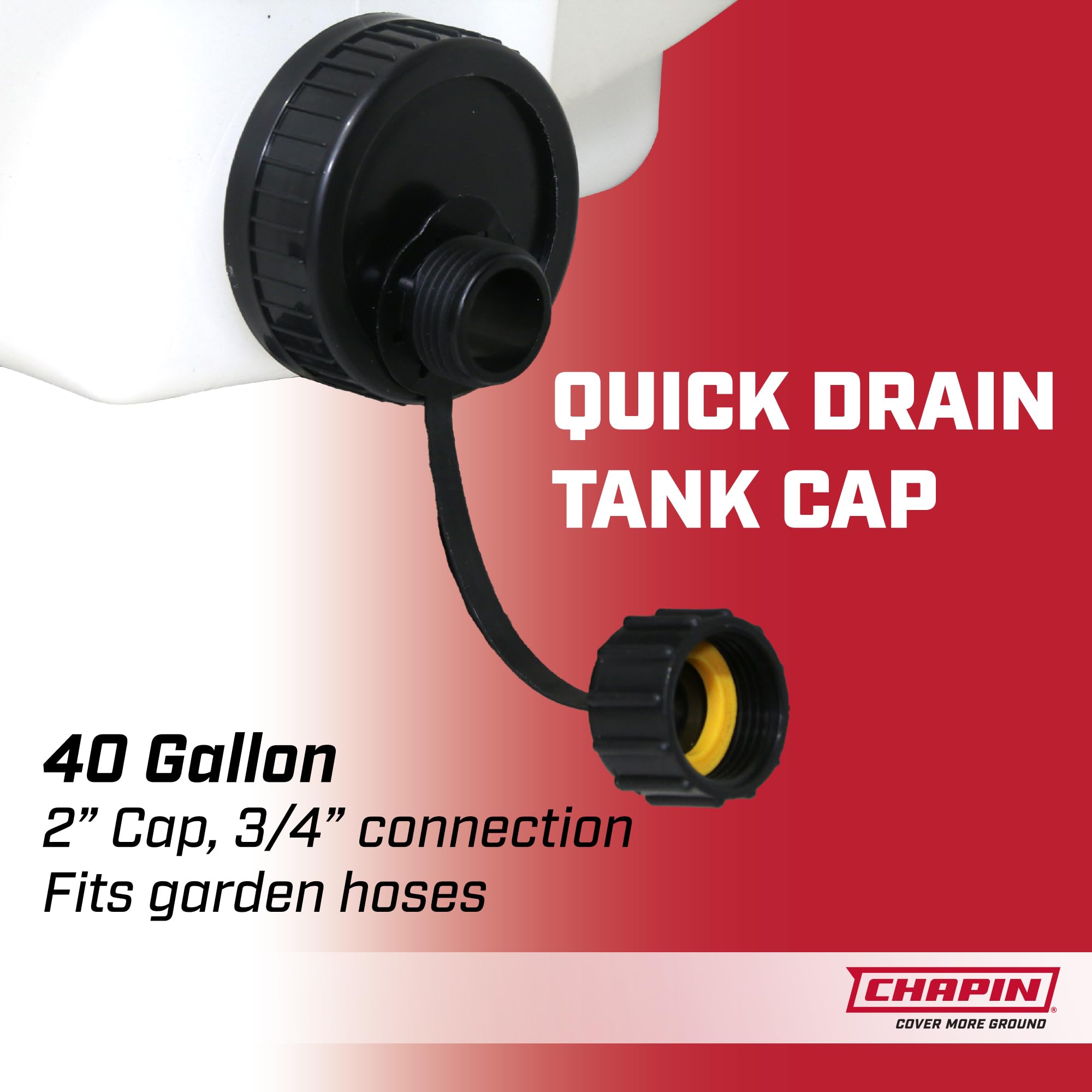 CHAPIN INTERNATIONAL Chapin 98142 40-Gallon Translucent Water Tank