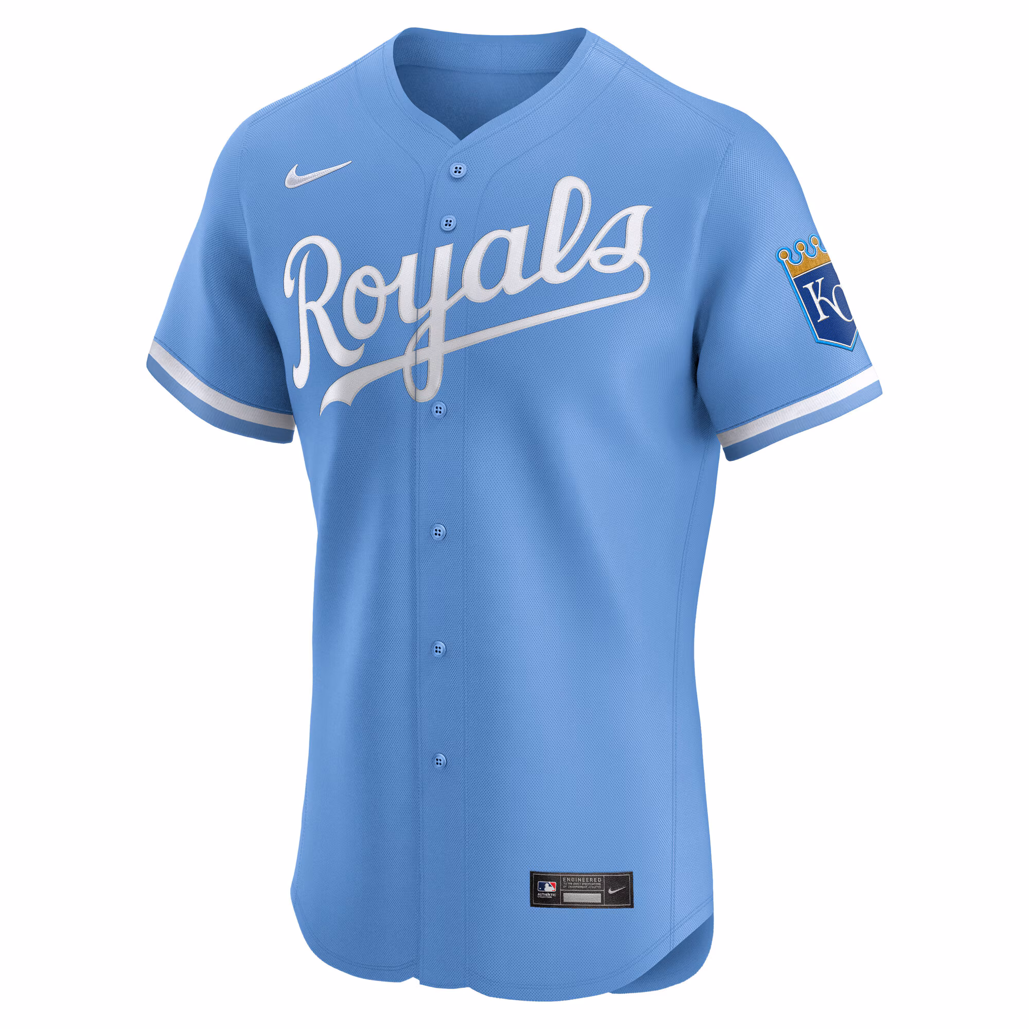 Kansas City Royals Nike Alternate Elite Jersey - Light Blue