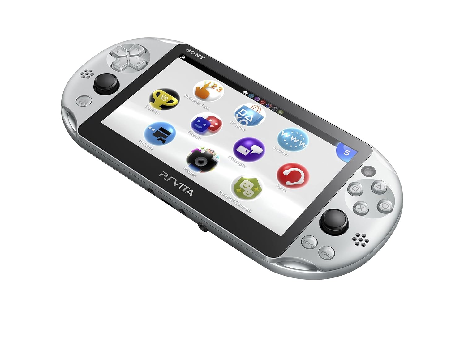 PlayStation Vita Wi-Fi Silver PCH-2000 ZA25 (Renewed)